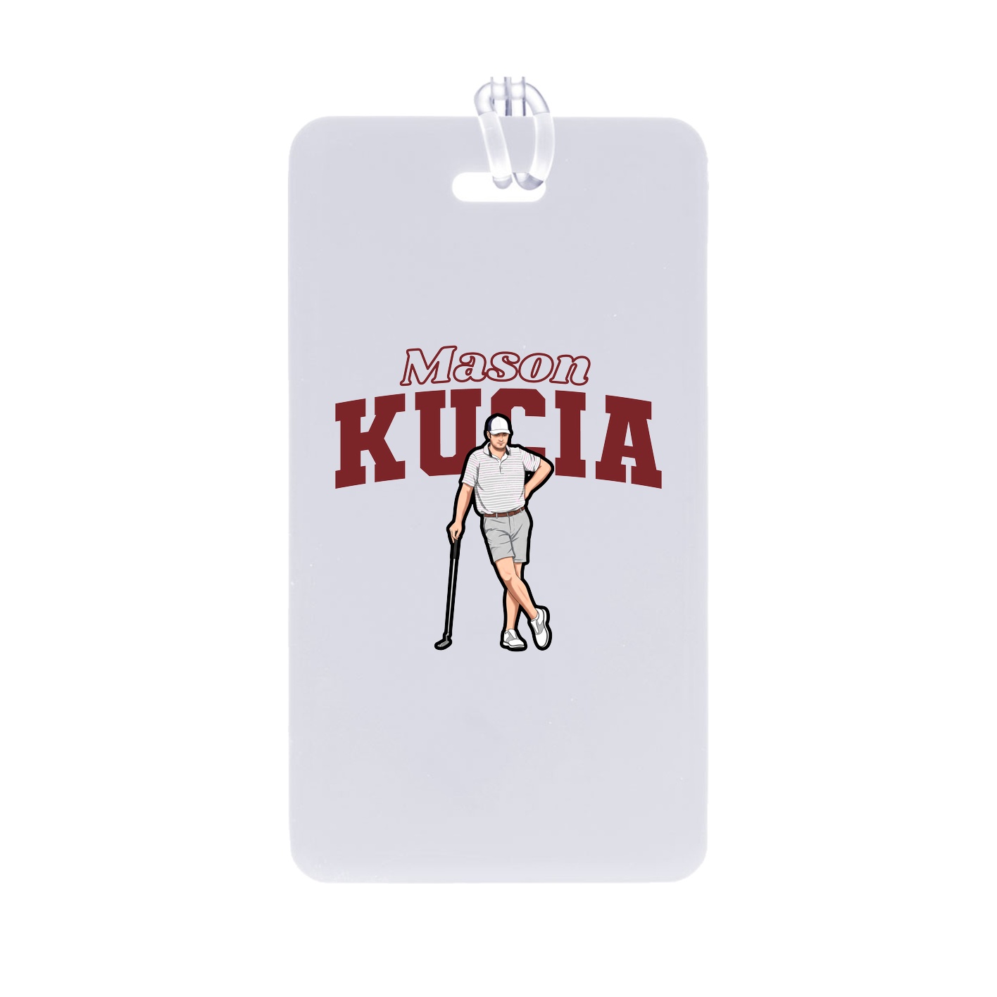 Bag Tag — Name Arch in Classic