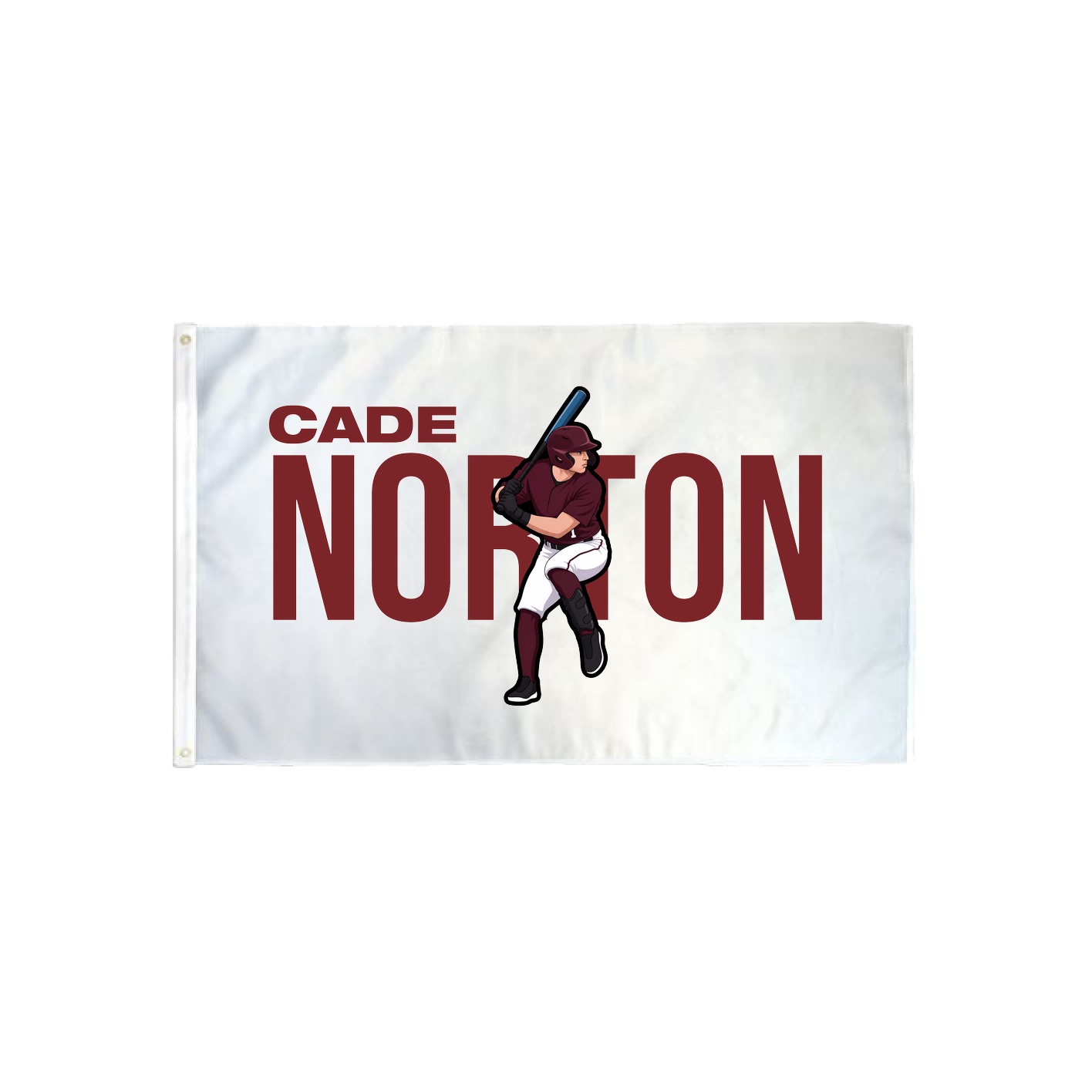 3x5 Flag — Player Name in Classic