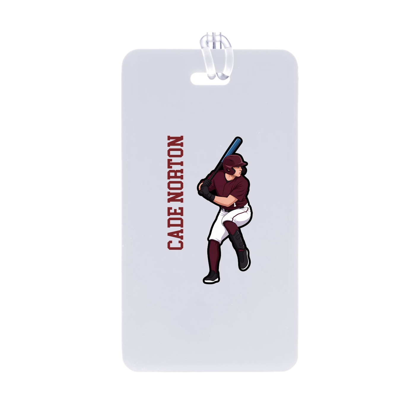 Bag Tag — Name Vertical in Classic