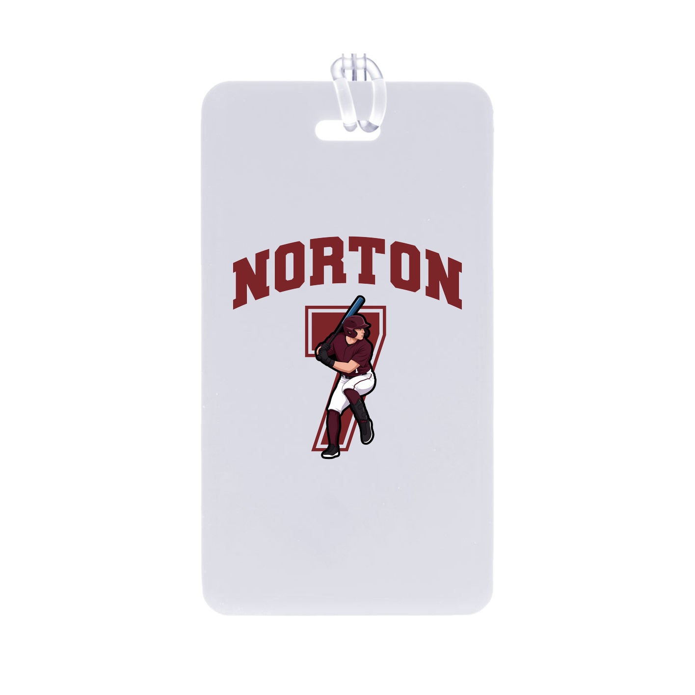 Bag Tag — Number in Classic