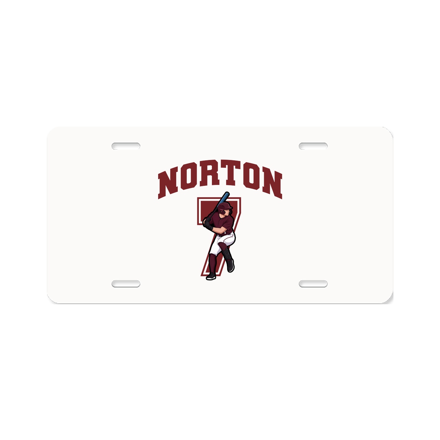 License Plate — Number in Classic