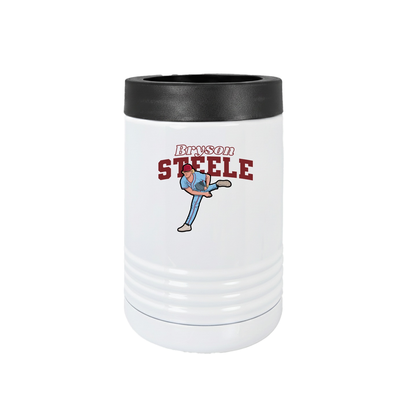 Beverage Holder — Name Arch in White