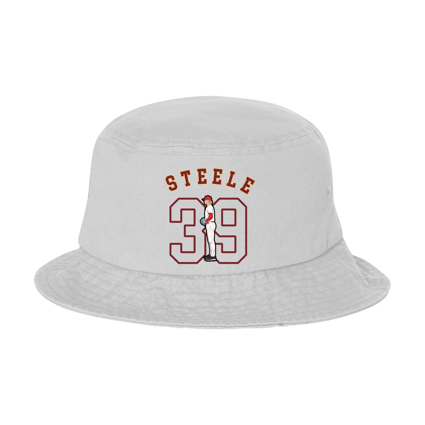 Bucket Cap — Shirsey Arch in White
