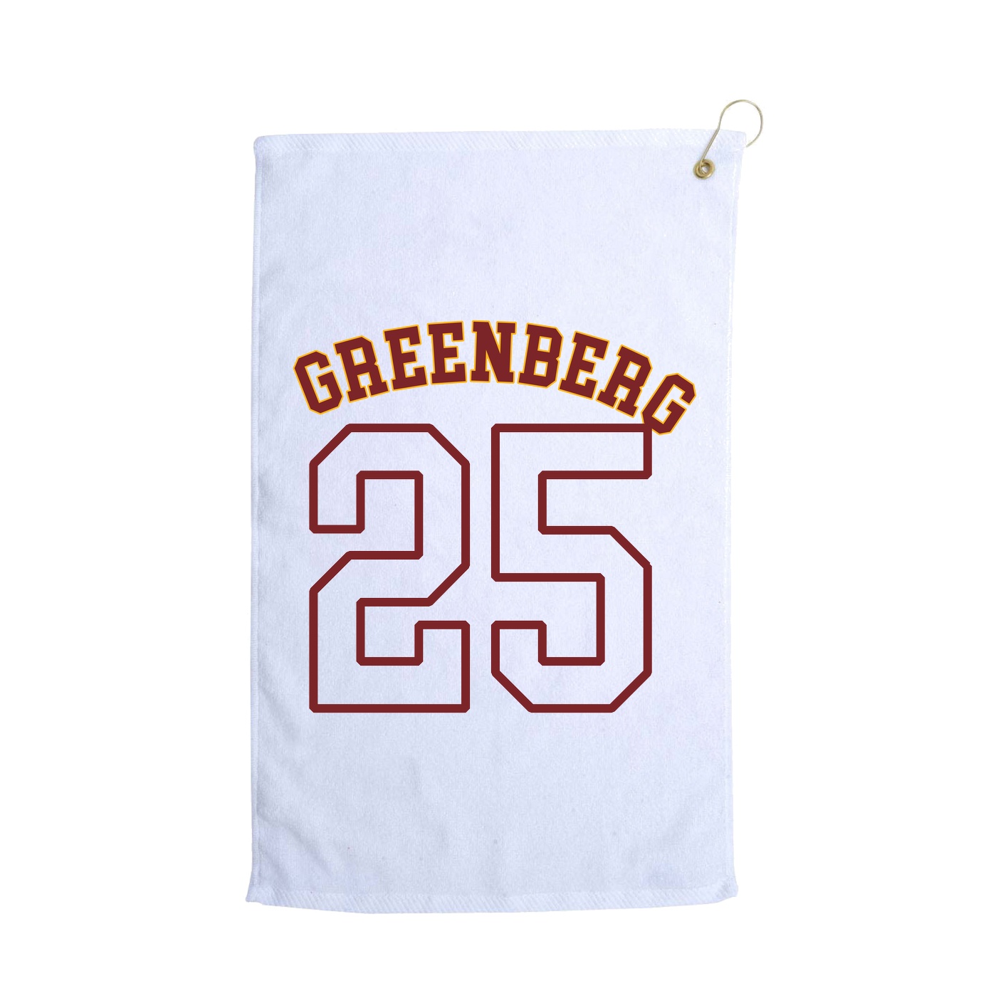 Golf Towel — Shirsey Arch in White