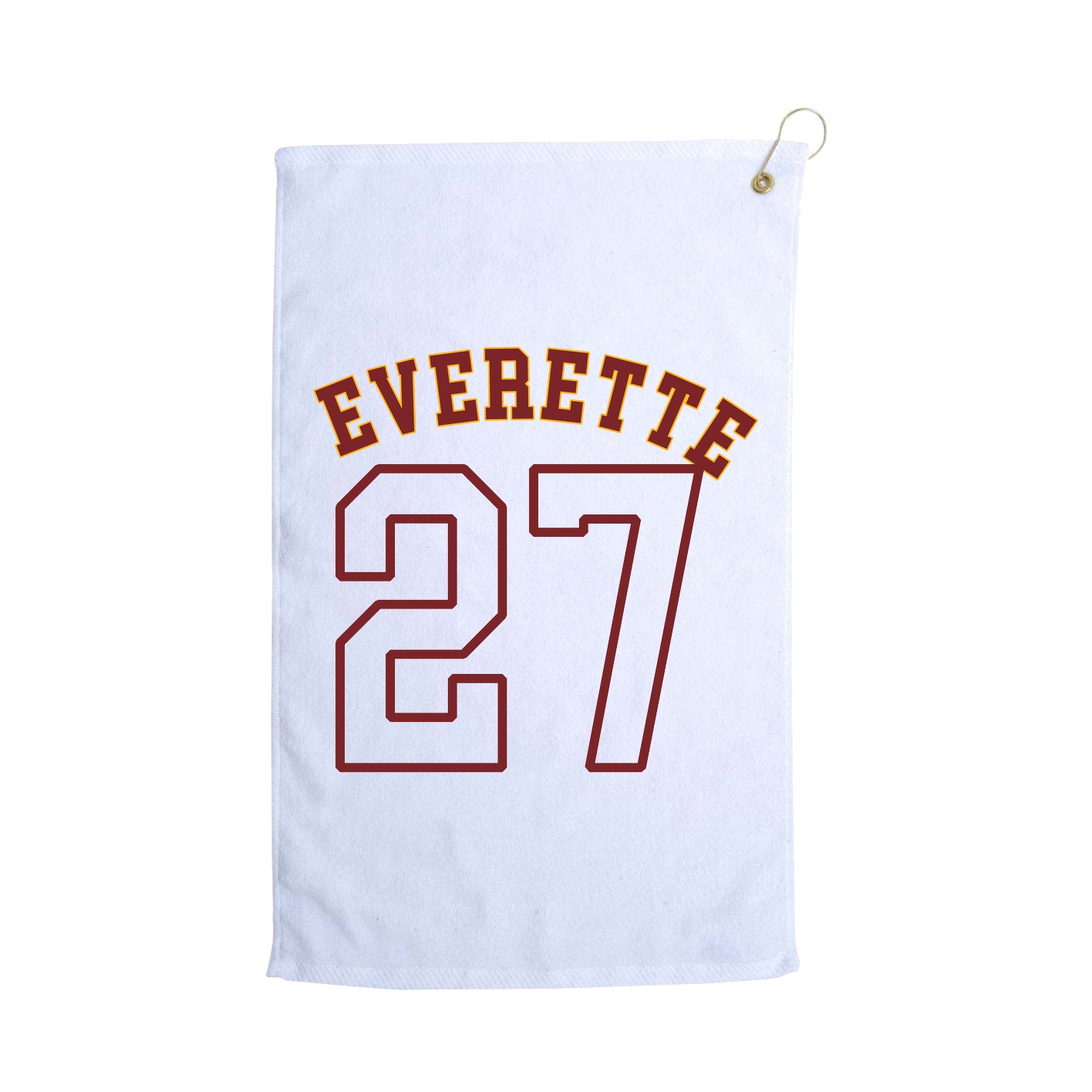 Golf Towel — Shirsey Arch in White