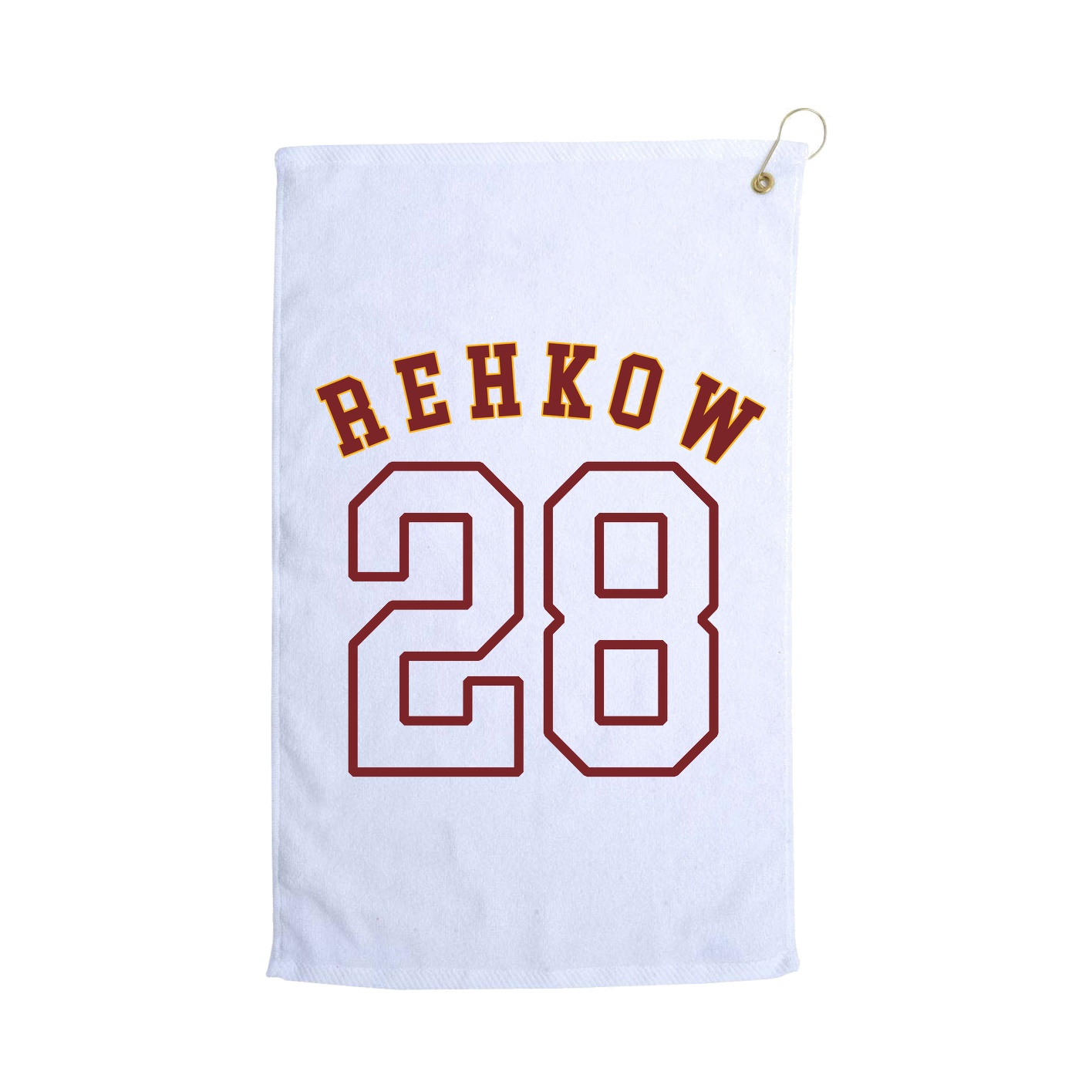 Golf Towel — Shirsey Arch in White