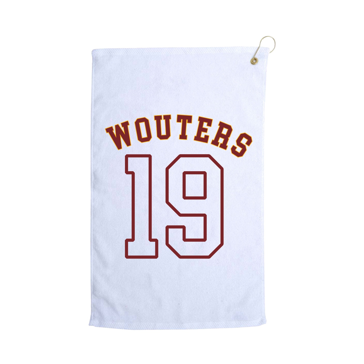 Golf Towel — Shirsey Arch in White