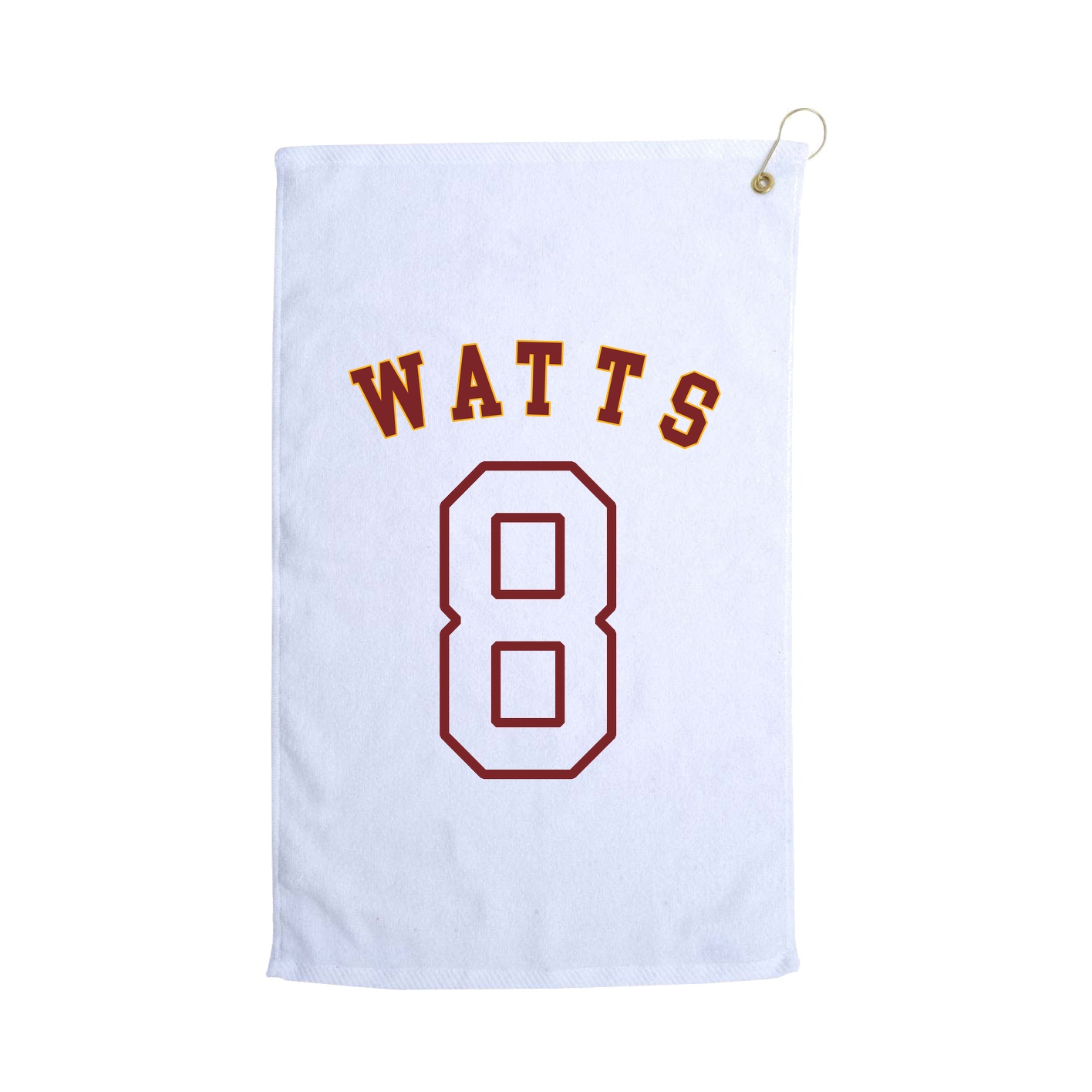 Golf Towel — Shirsey Arch in White