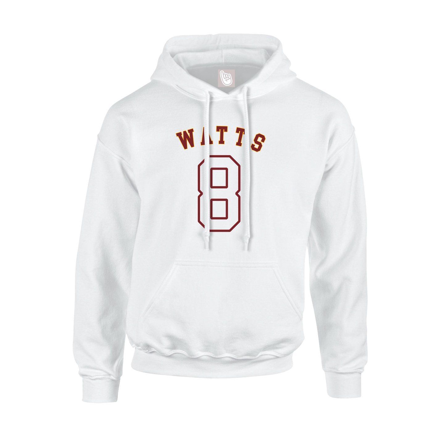 Hoodie — Shirsey Arch in White
