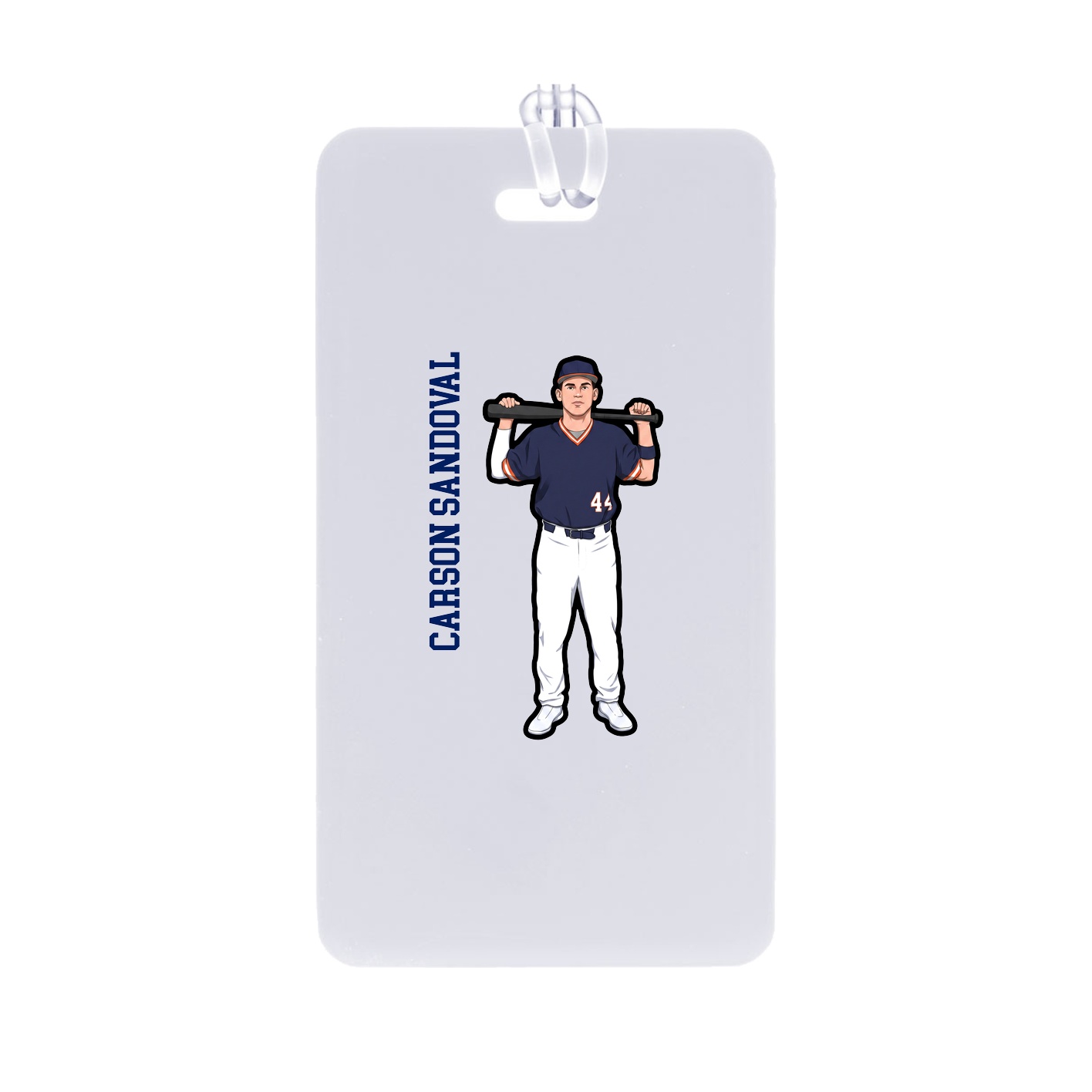 Bag Tag — Name Vertical in Classic