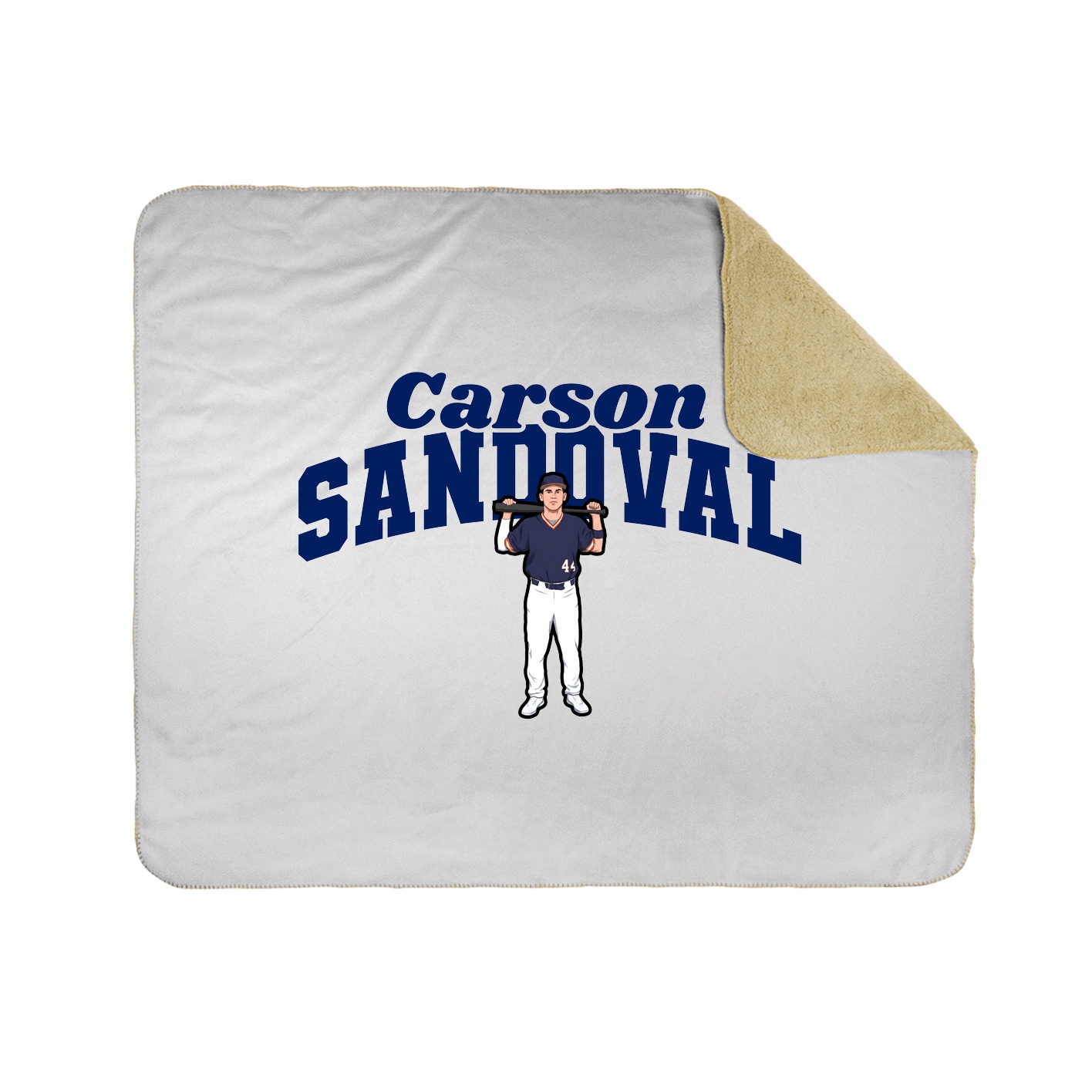 Throw Blanket — Signature Arch in White