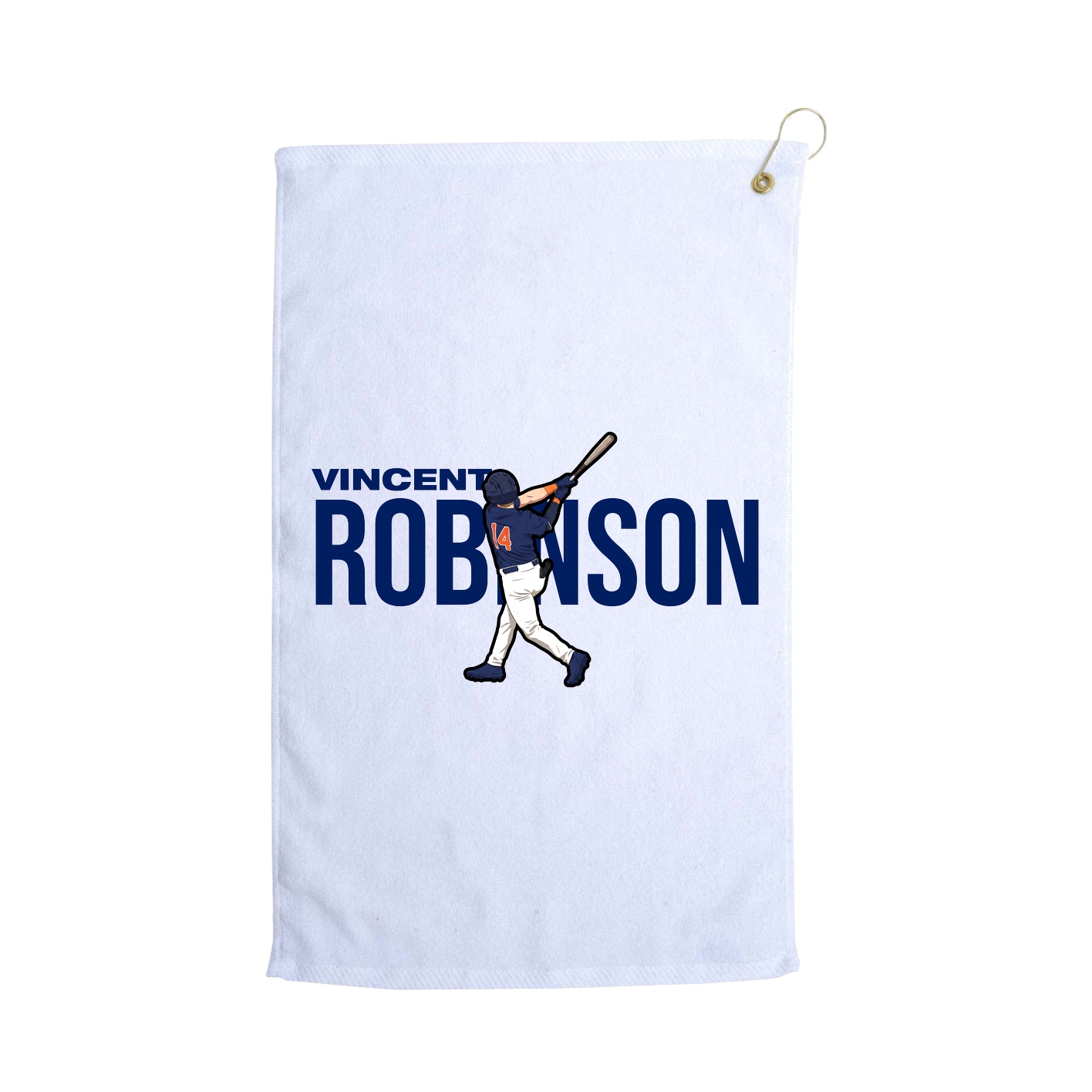 Golf Towel — Player Name in White