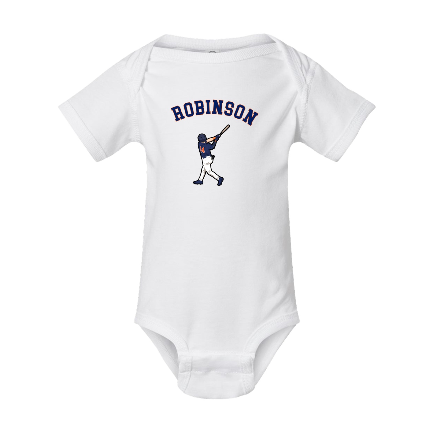 Baby Onesie — Shirsey Arch in White