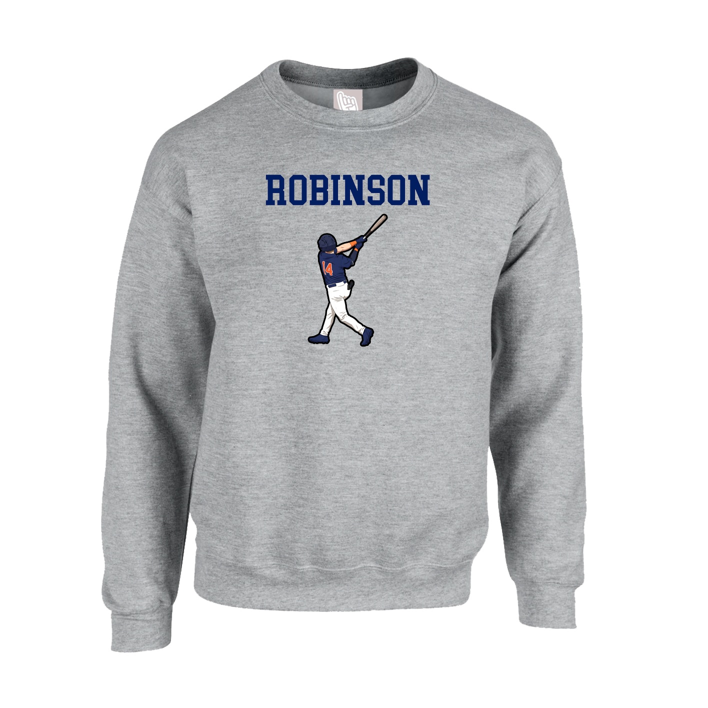 Fleece Crew — Shirsey in Grey