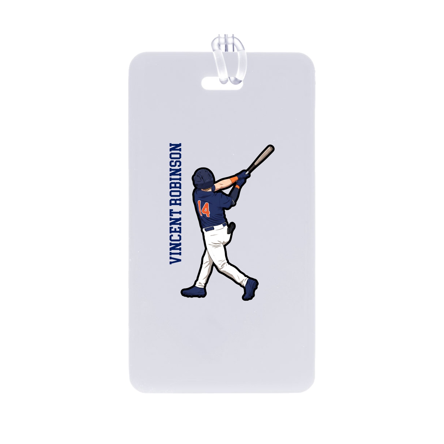 Bag Tag — Name Vertical in Classic