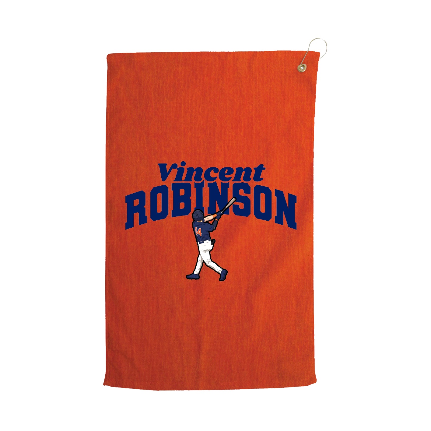 Golf Towel — Signature Arch in Orange