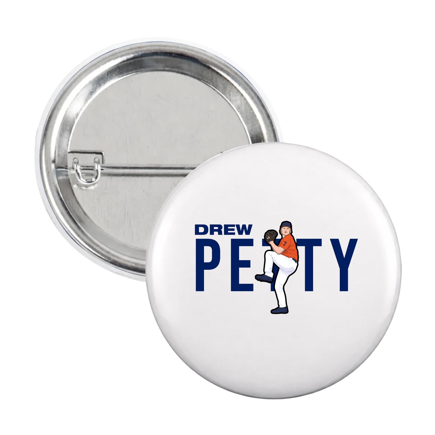 Game Day Button — Player Name in White