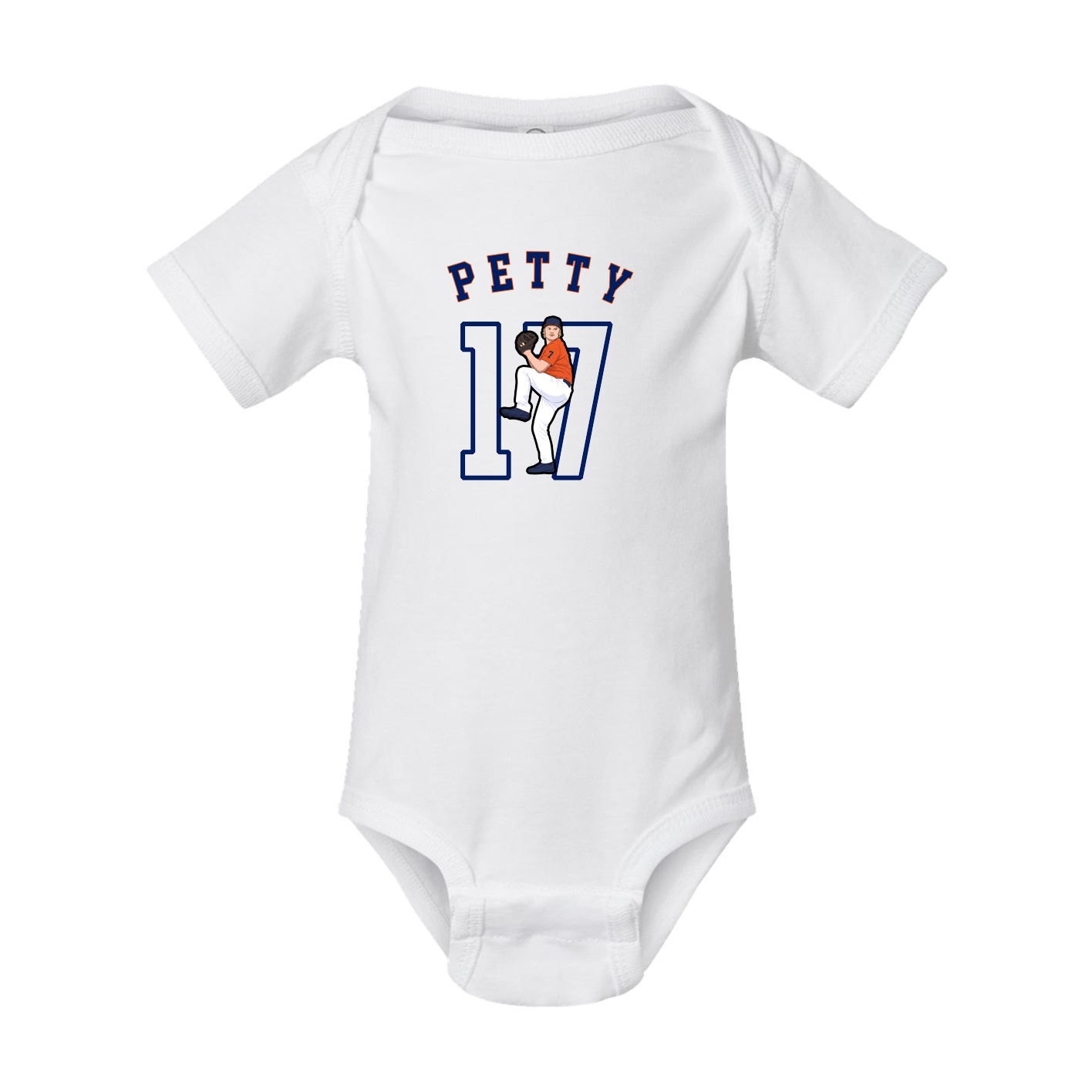 Baby Onesie — Shirsey Arch in White