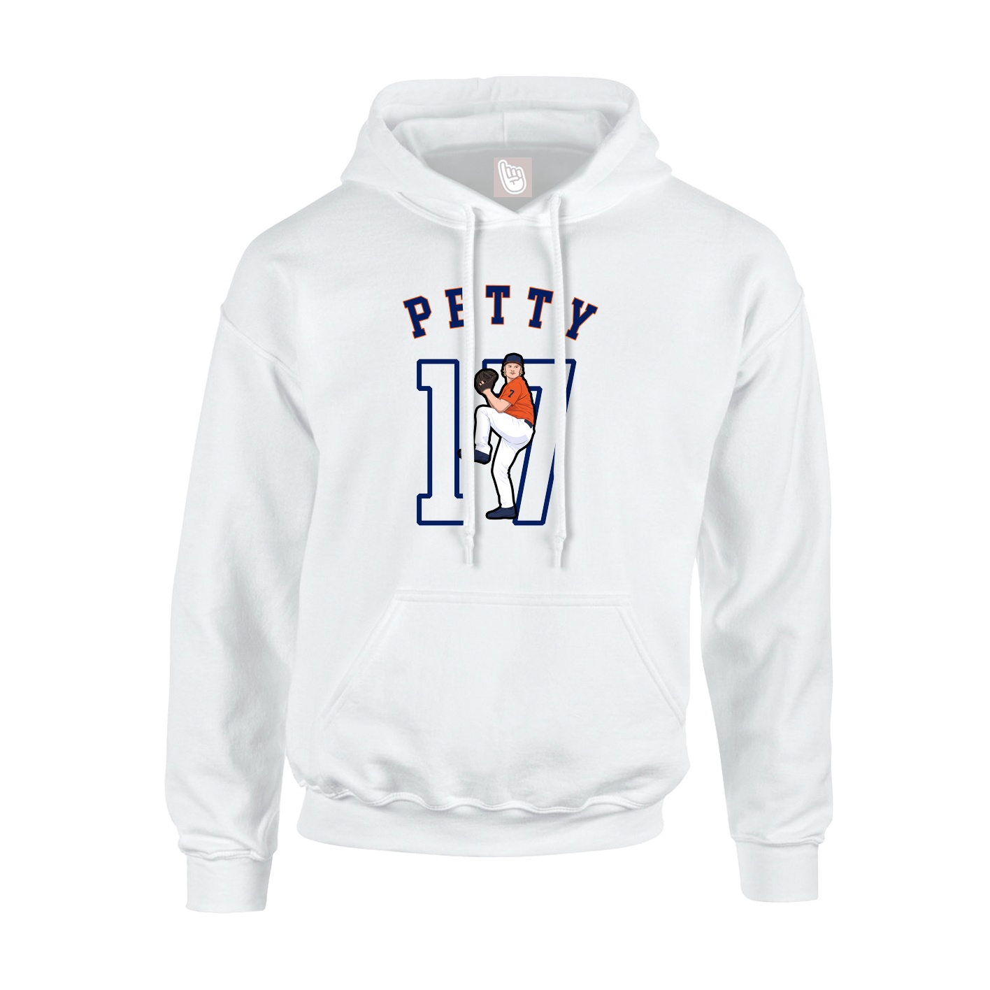 Hoodie — Shirsey Arch in White