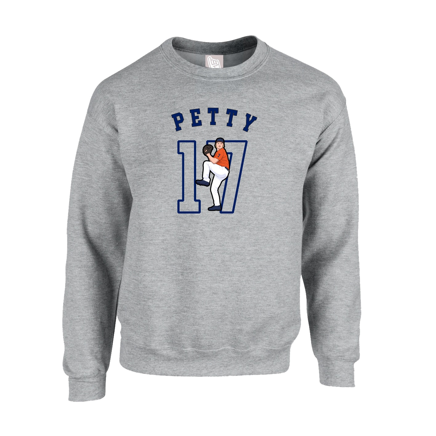 Fleece Crew — Shirsey Arch in Grey