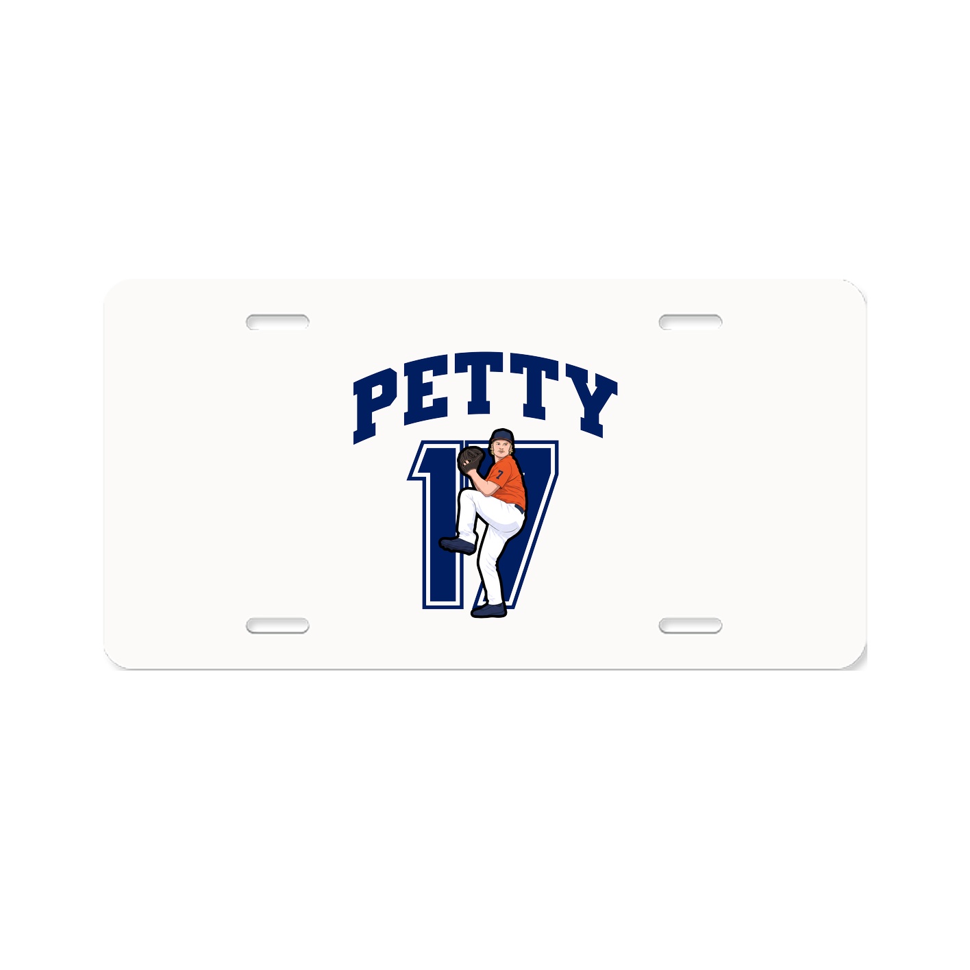 License Plate — Number in Classic