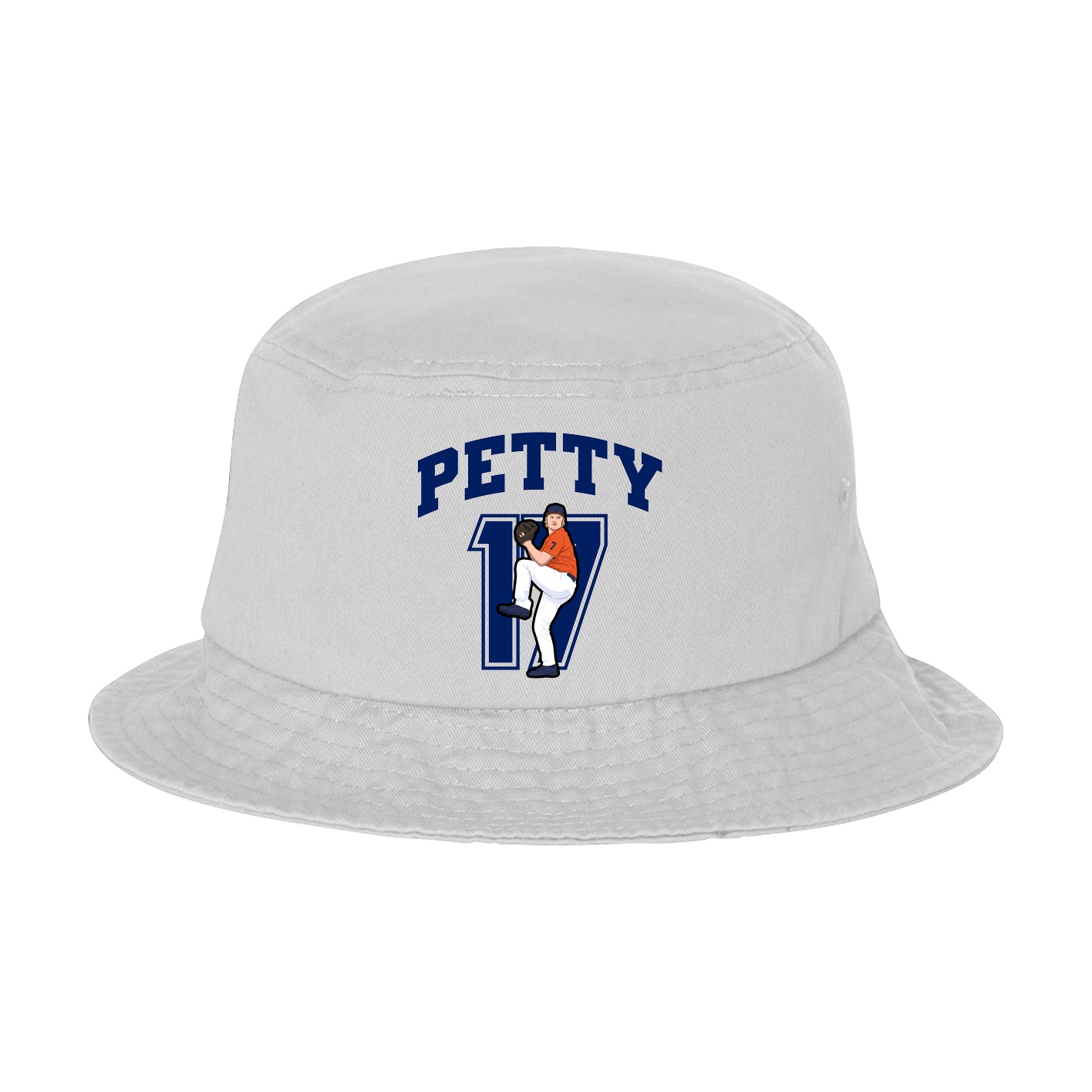 Bucket Cap — Number in White
