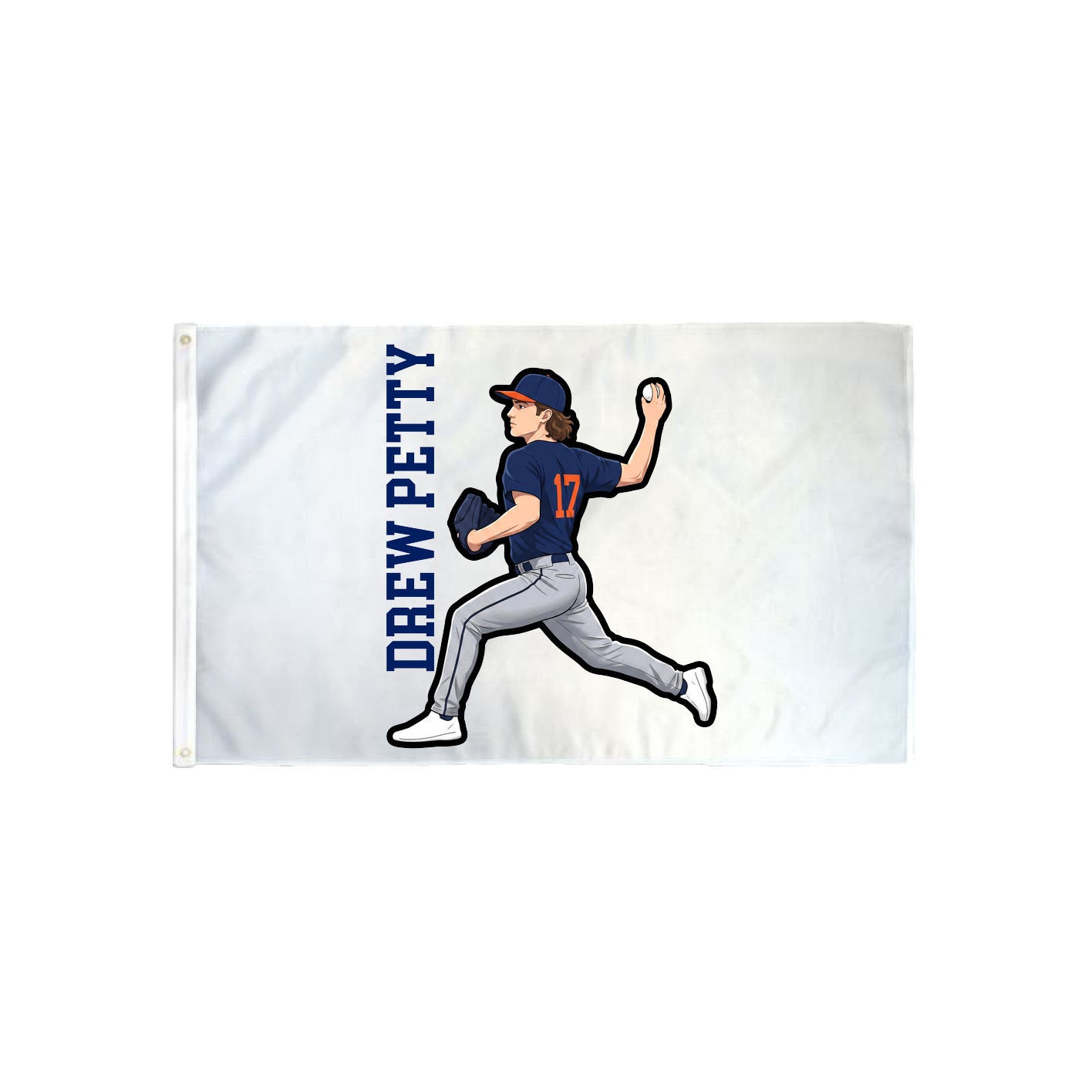 3x5 Flag — Name Vertical in Classic