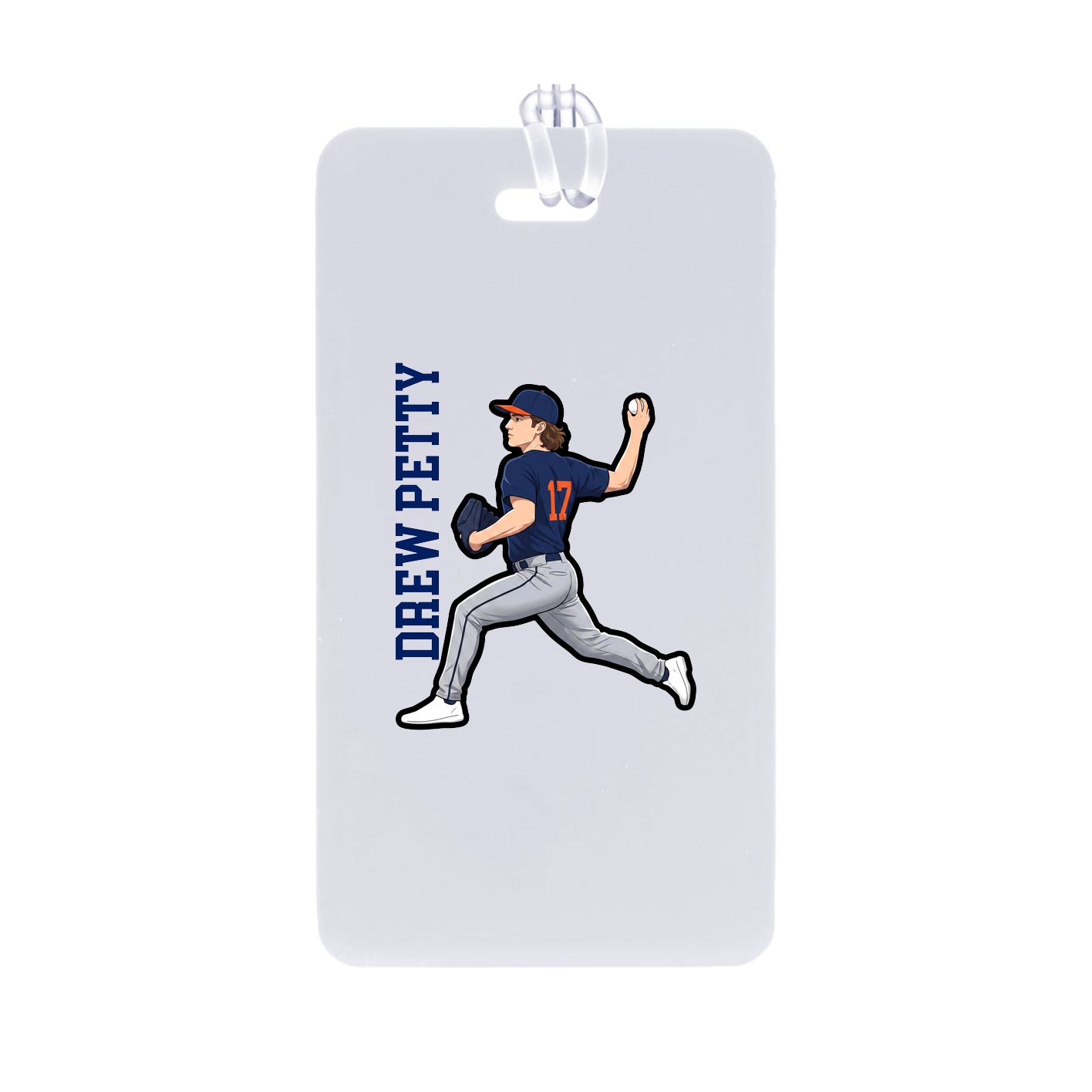 Bag Tag — Name Vertical in Classic