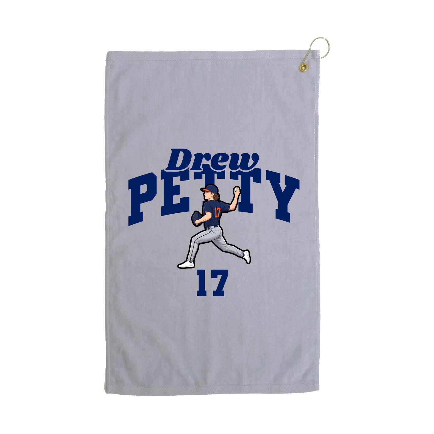 Golf Towel — Signature Arch in Grey