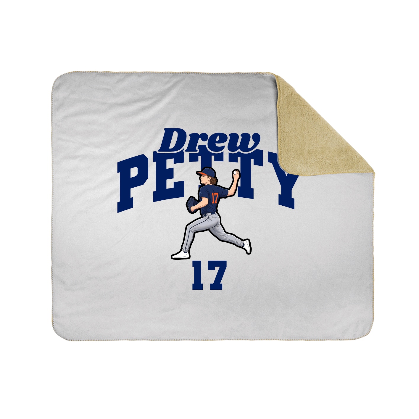 Throw Blanket — Signature Arch in White
