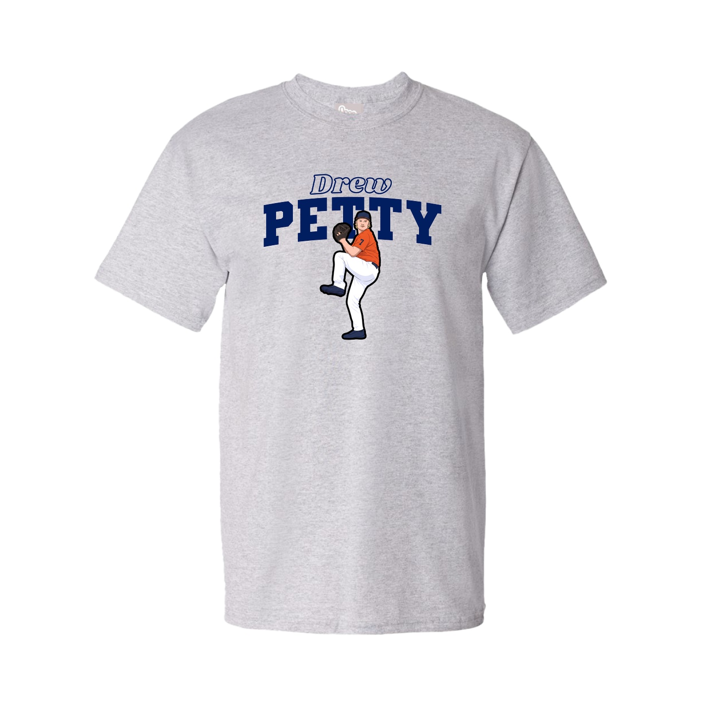 Tee — Name Arch in Grey