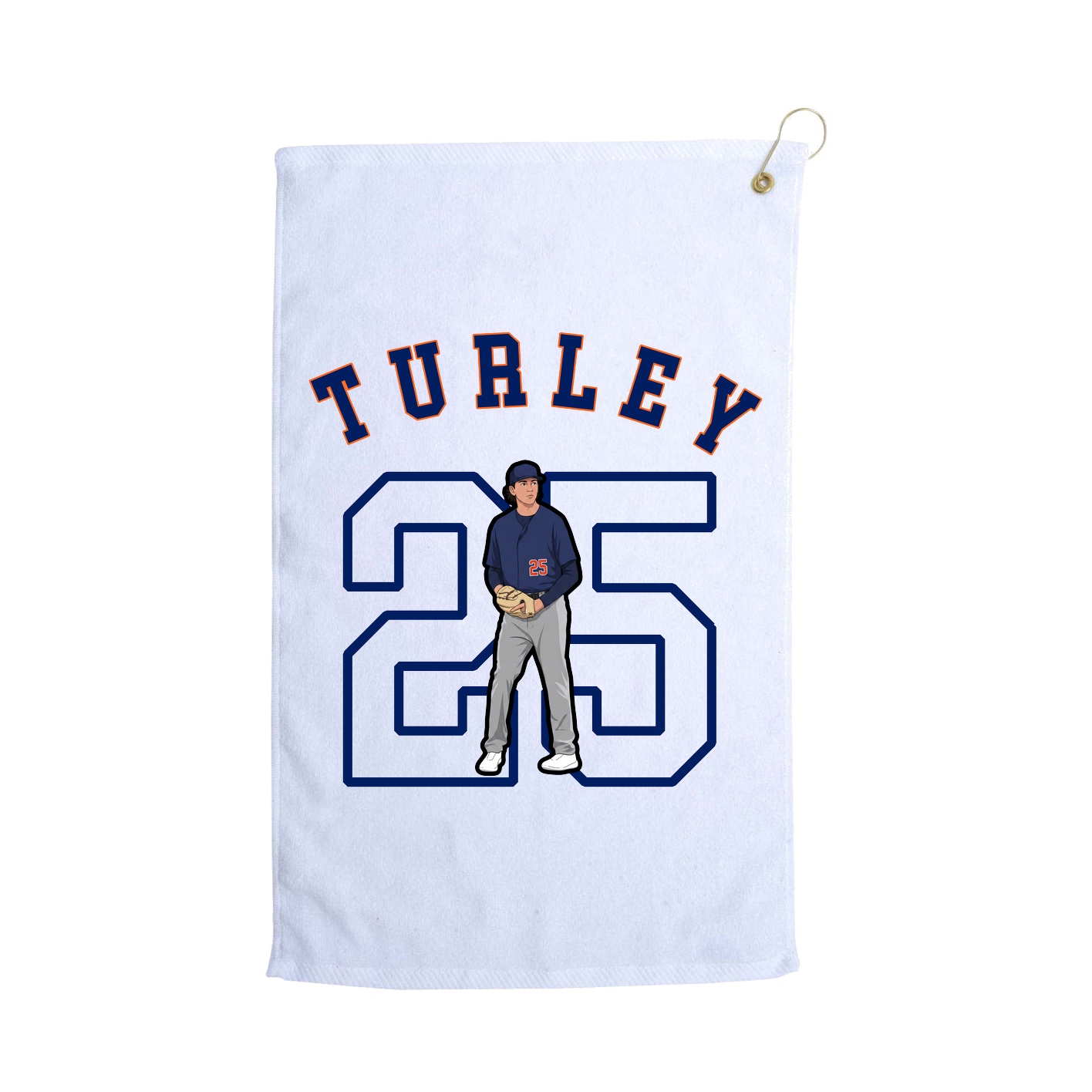 Golf Towel — Shirsey Arch in White