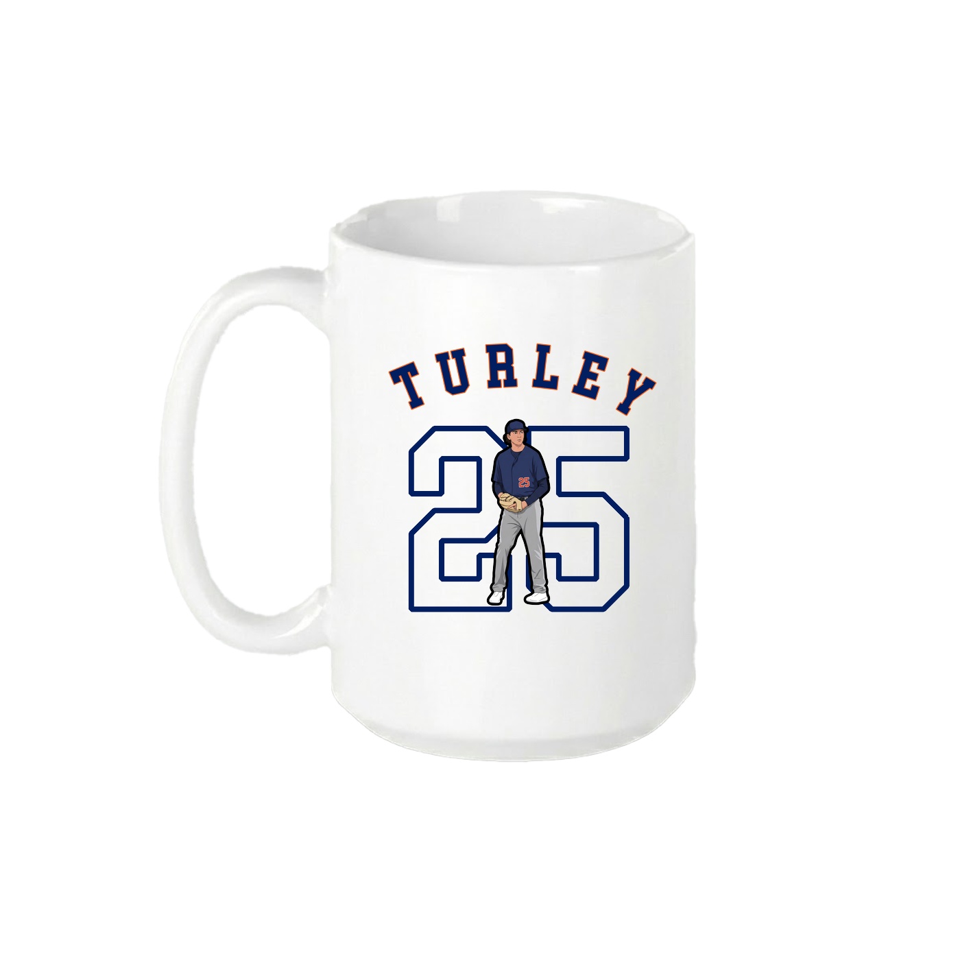 15oz Coffee Mug — Shirsey Arch in White