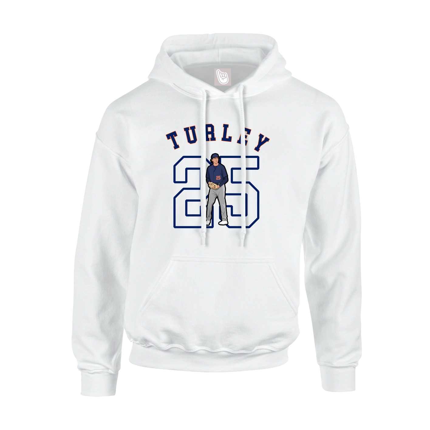 Hoodie — Shirsey Arch in White