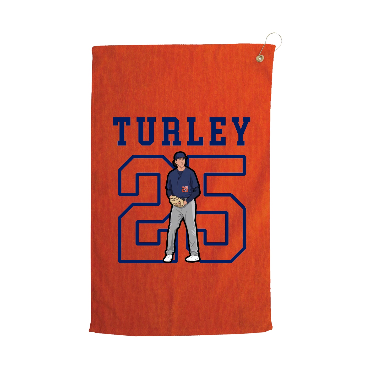 Golf Towel — Shirsey in Orange