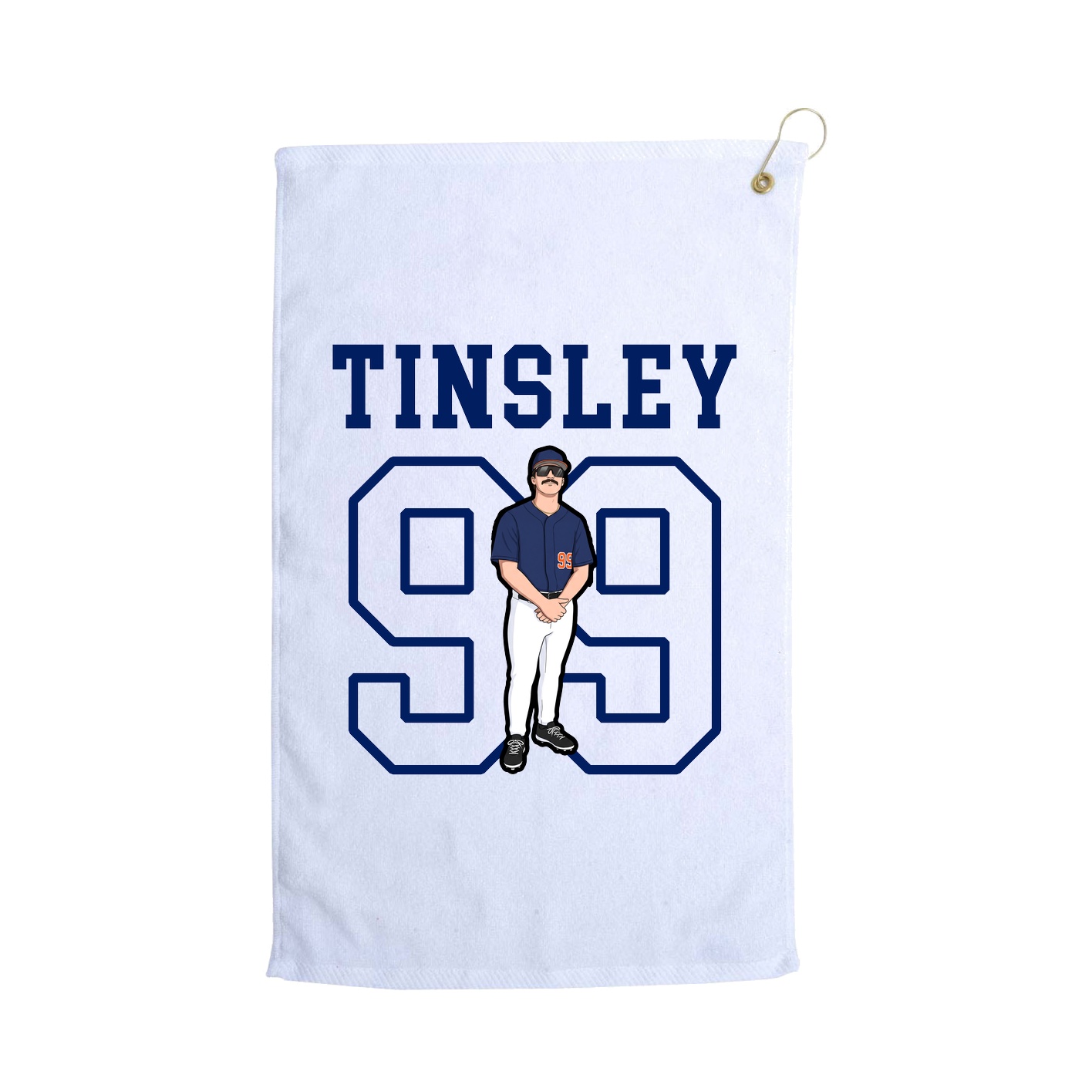 Golf Towel — Shirsey in White