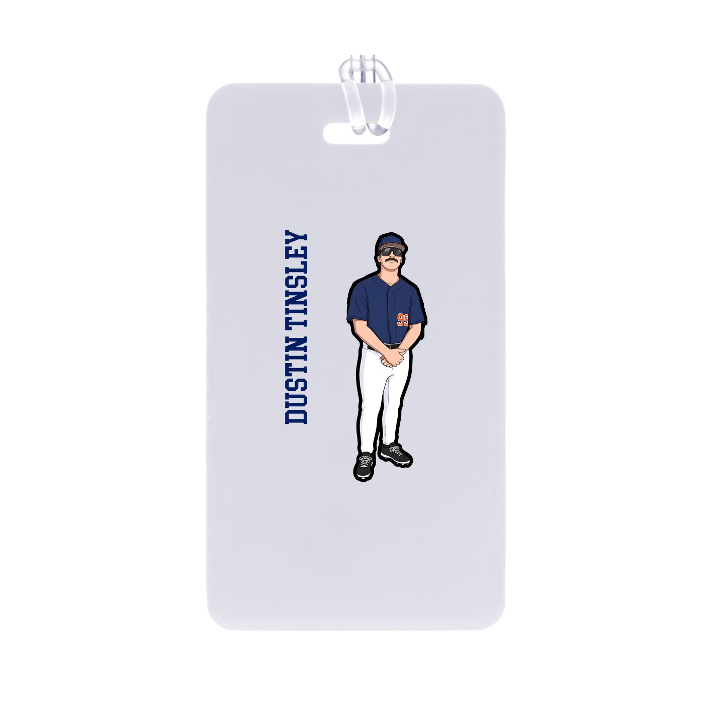 Bag Tag — Name Vertical in Classic