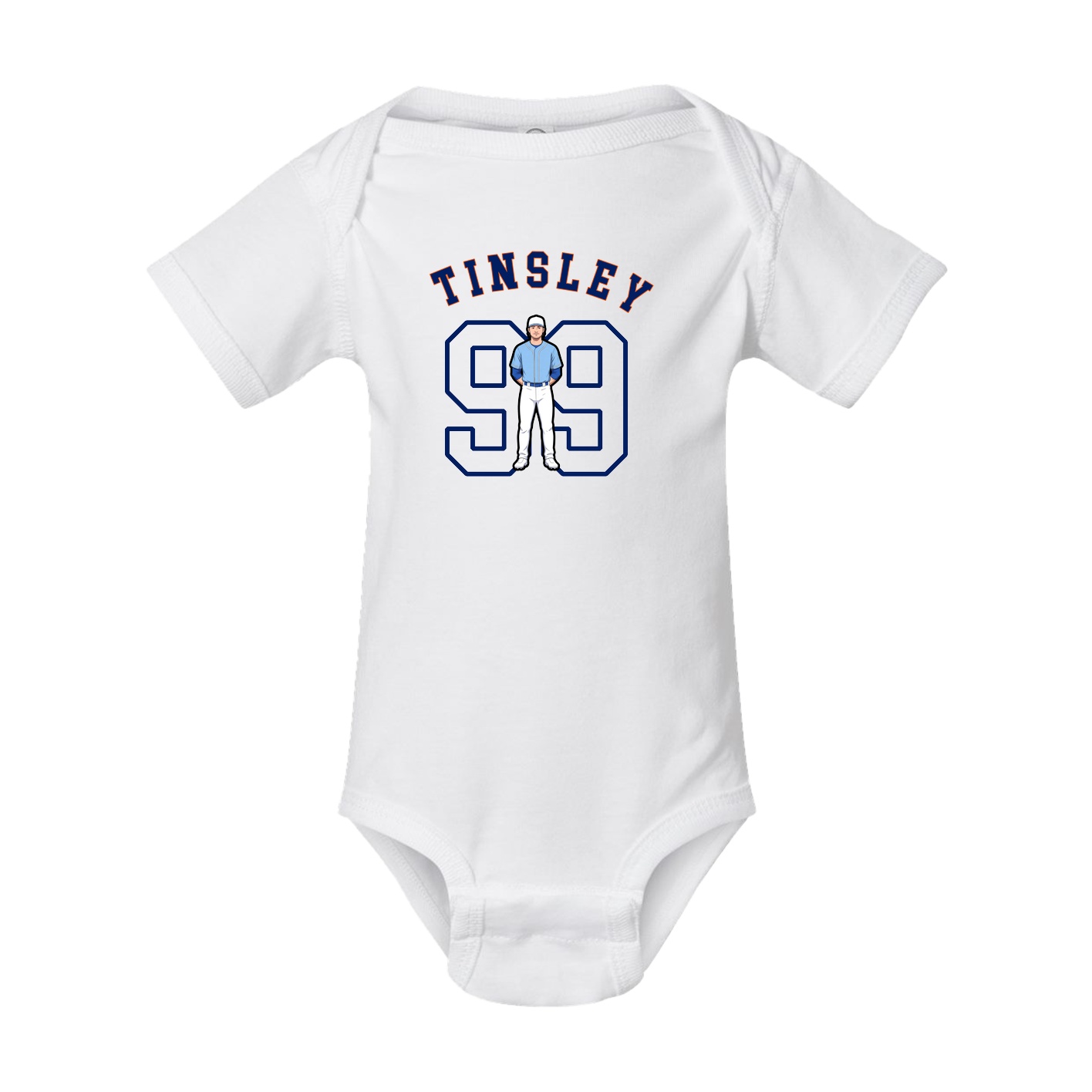 Baby Onesie — Shirsey Arch in White