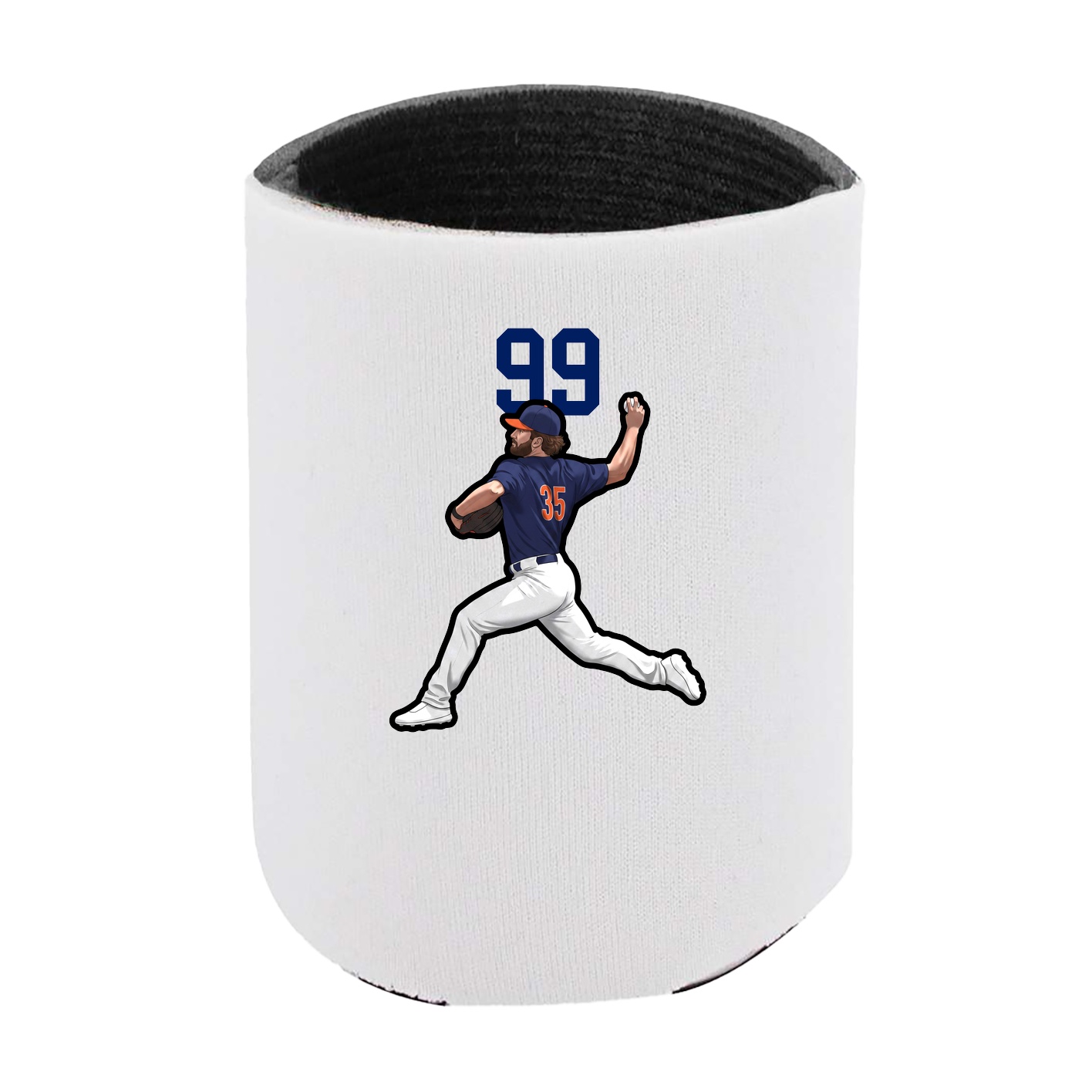 Can Holder — Number Top in White