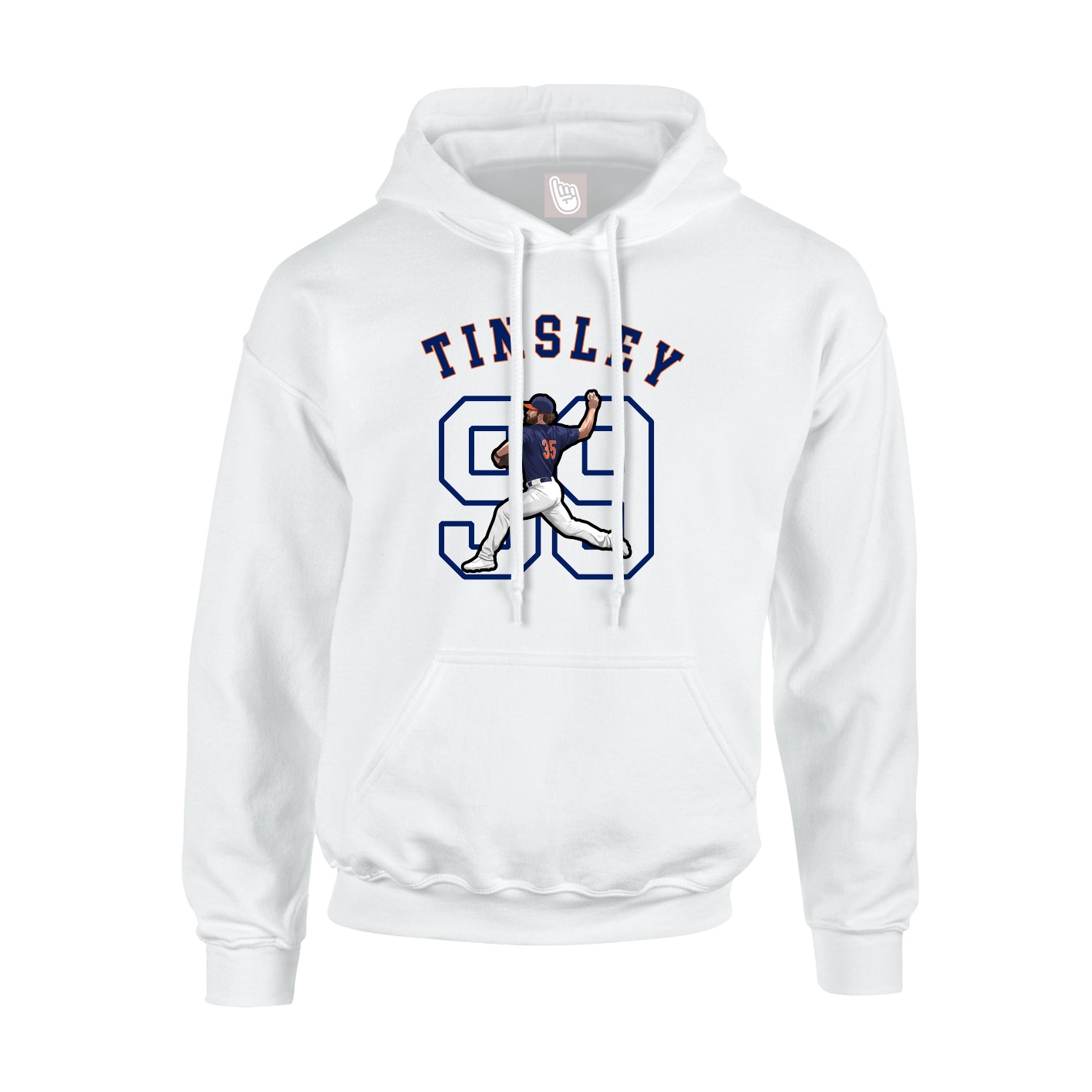 Youth Hoodie — Shirsey Arch in White