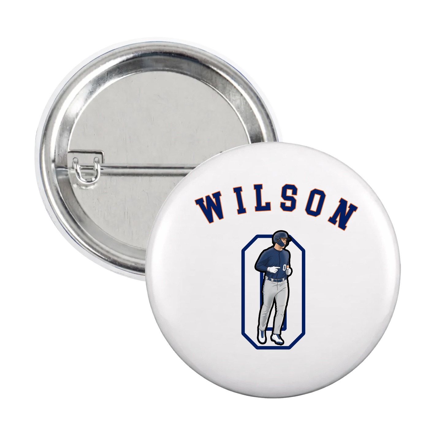 Game Day Button — Shirsey Arch in White