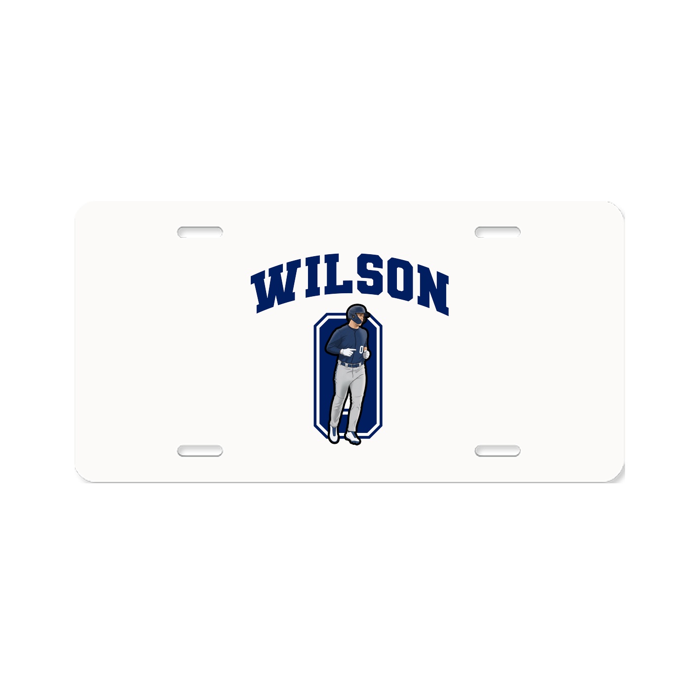 License Plate — Number in Classic
