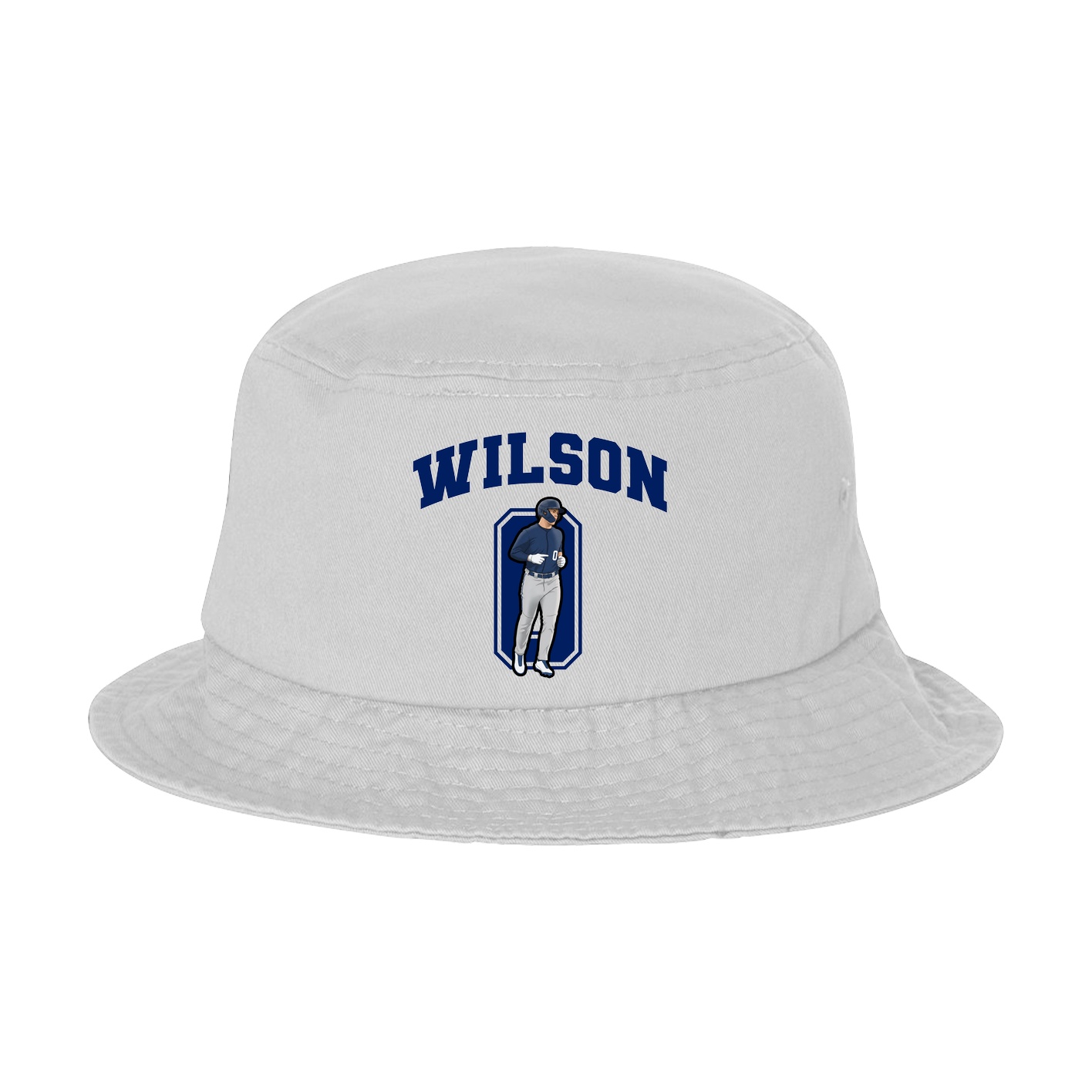 Bucket Cap — Number in White