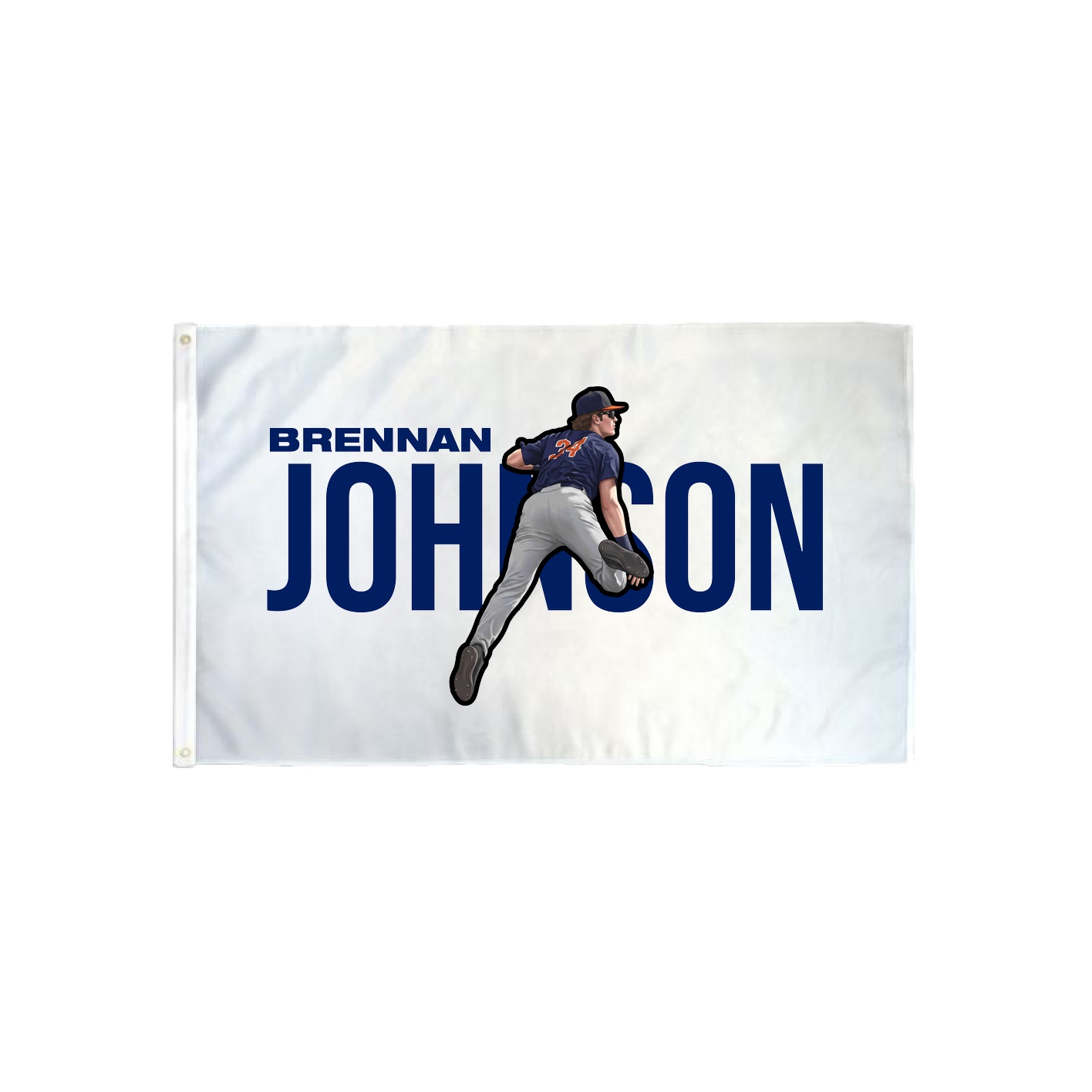 3x5 Flag — Player Name in Classic