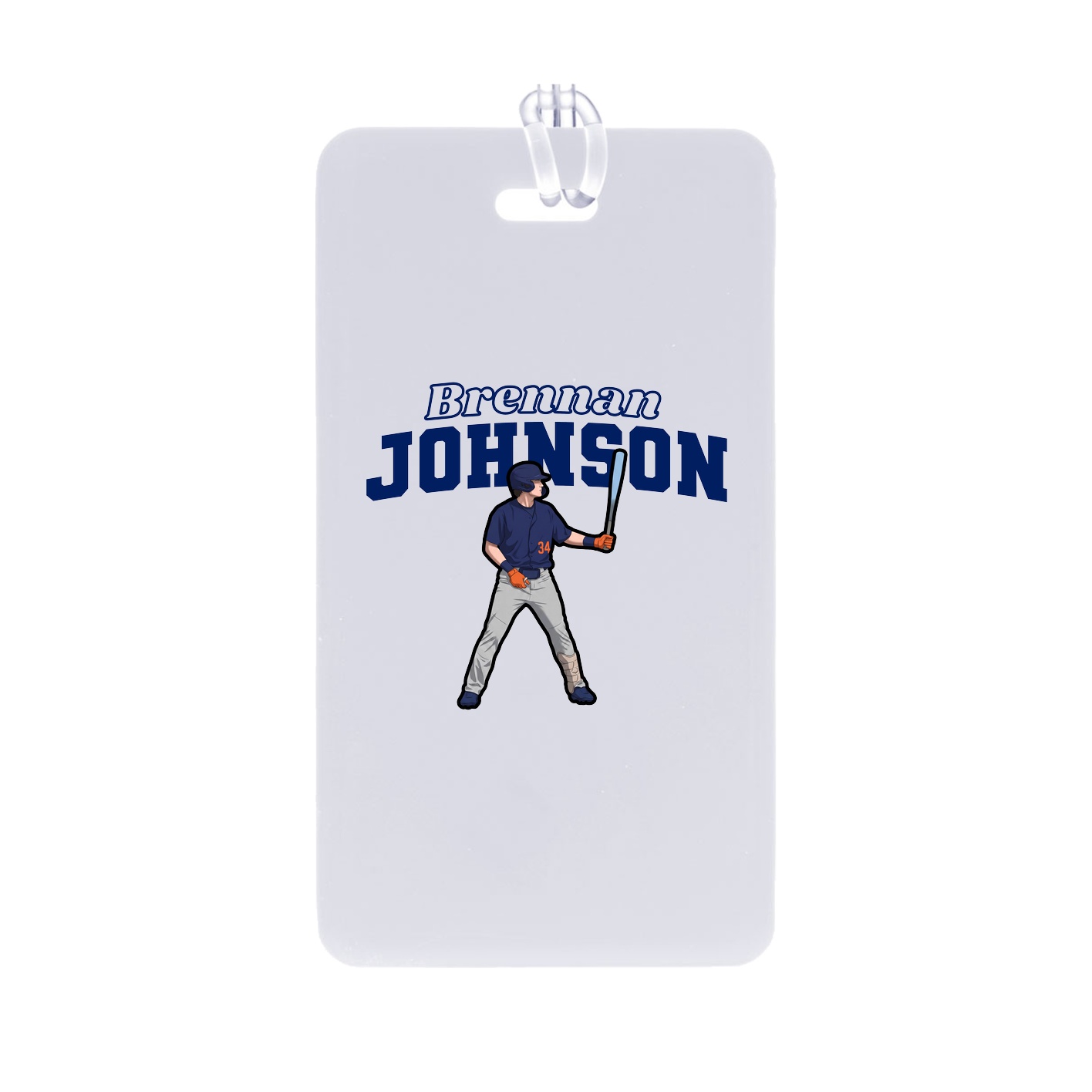 Bag Tag — Name Arch in Classic