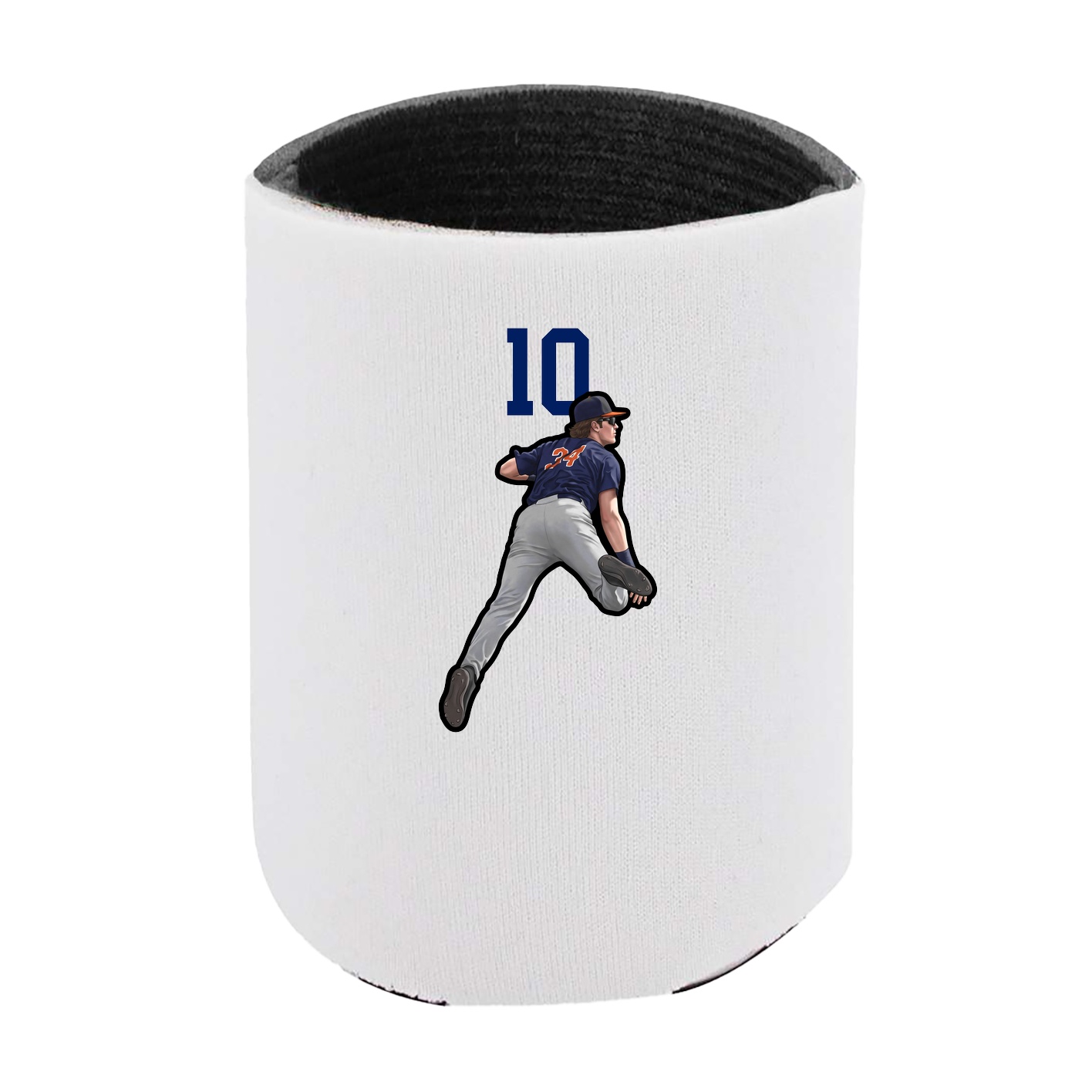 Can Holder — Number Top in White