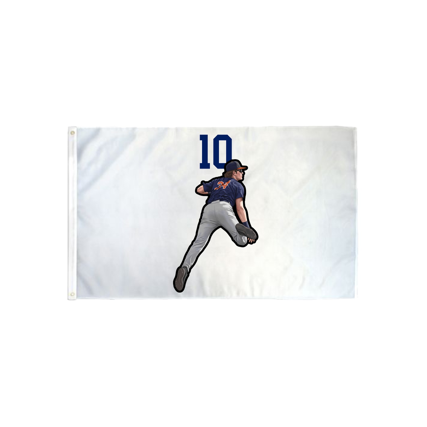 3x5 Flag — Number Top in Classic