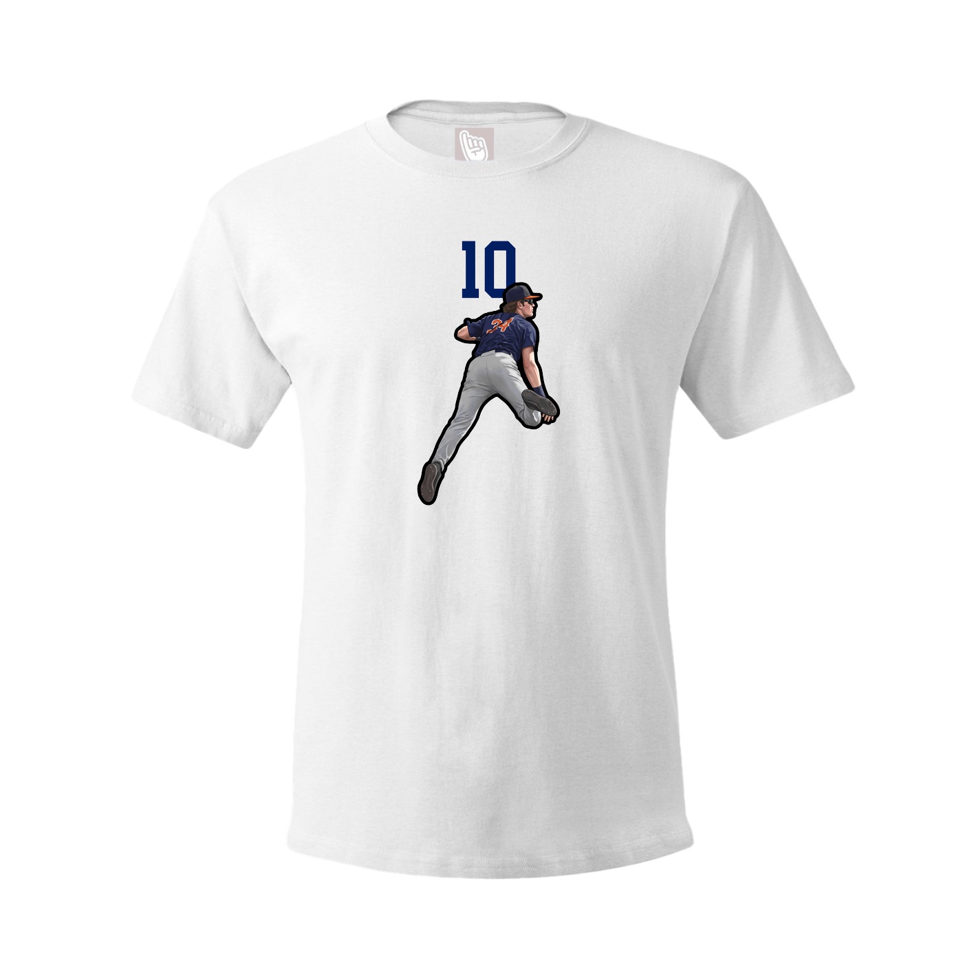 Tee — Number Top in White
