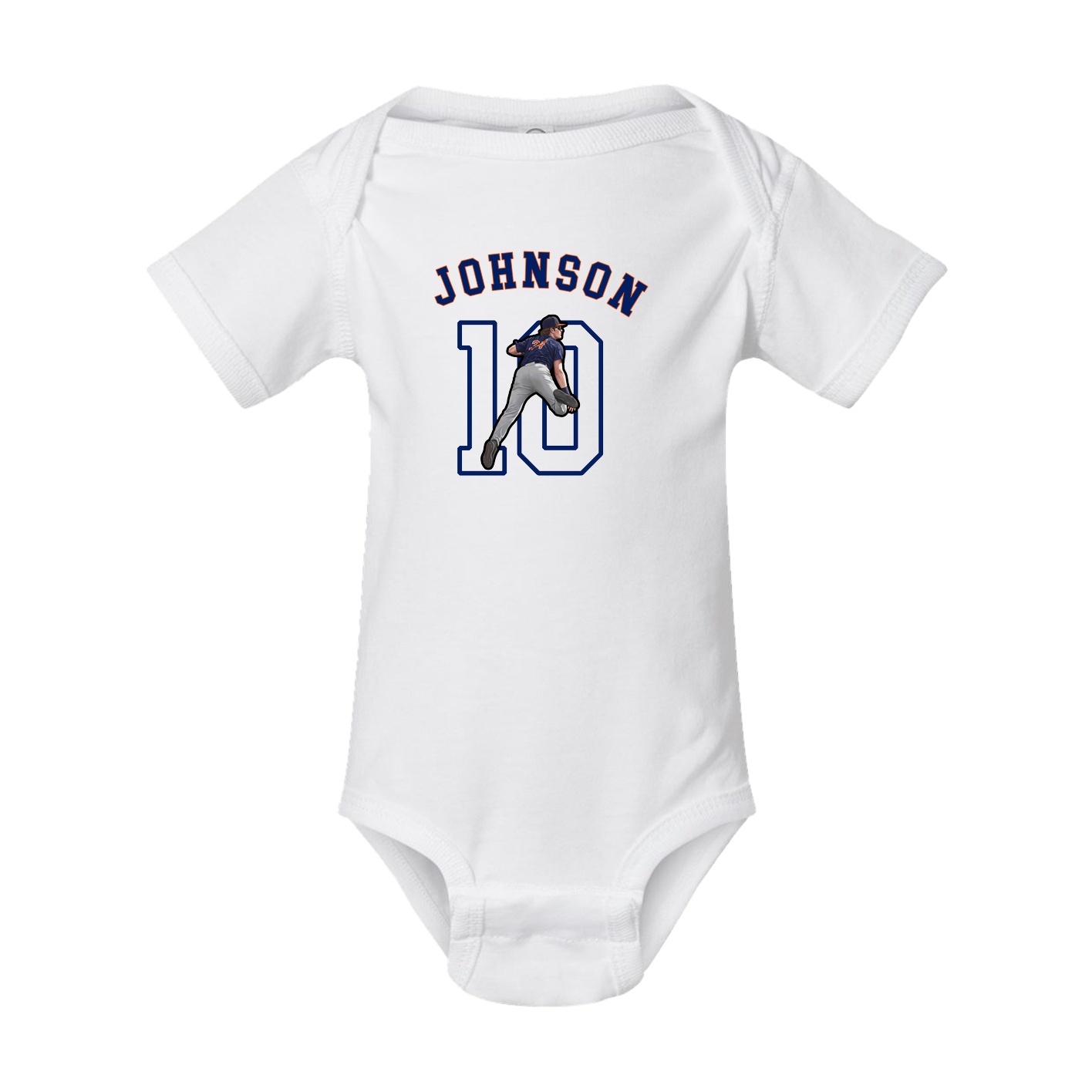 Baby Onesie — Shirsey Arch in White