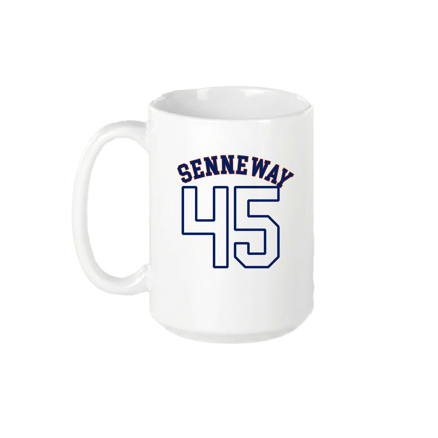 15oz Coffee Mug — Shirsey Arch in White